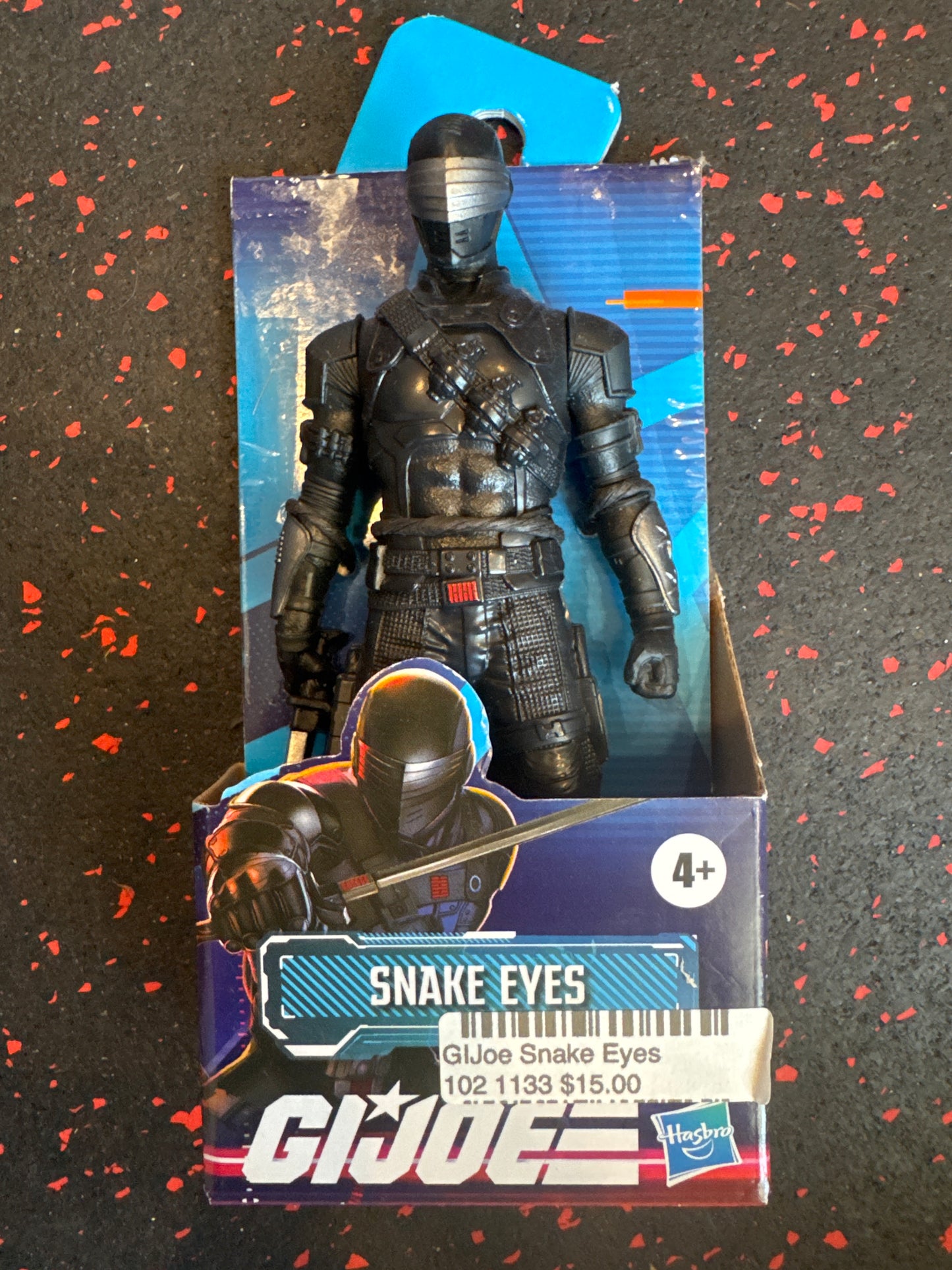 G.I. Joe Authentics Series Collectible 6" Scale Action Figure - Snake Eyes New in Box