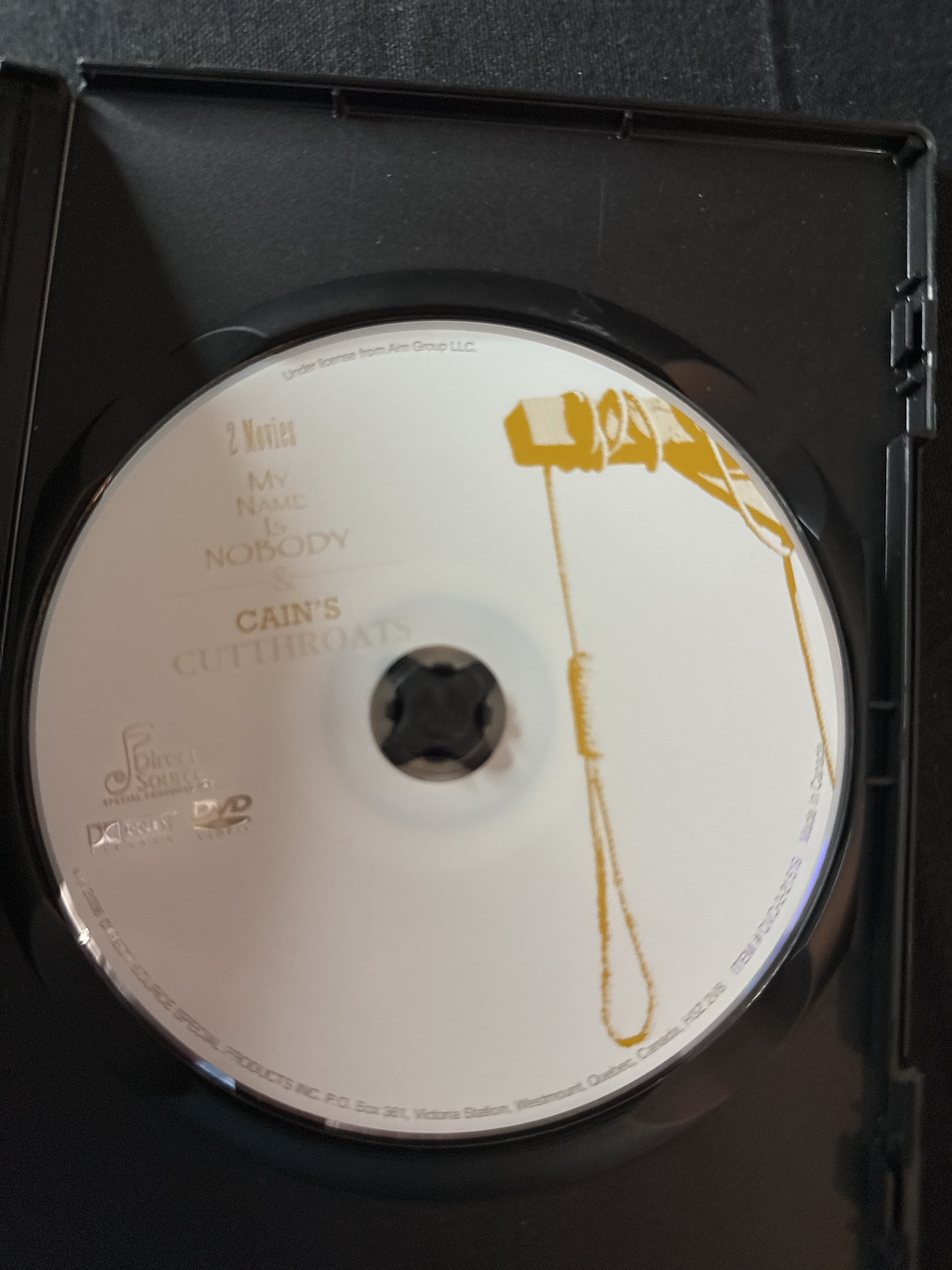 Western Justice 4 Movies, Massacre, My Name is Nobody, Hot Lead, Cain's Cutthroats DVDs