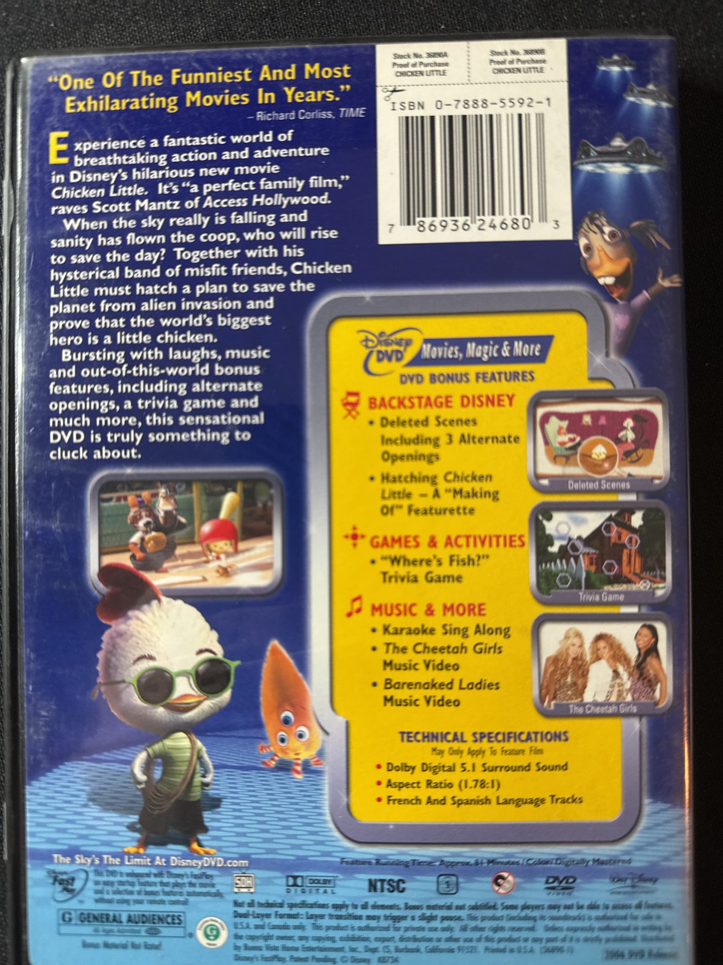 Walt Disney Chicken Little DVD