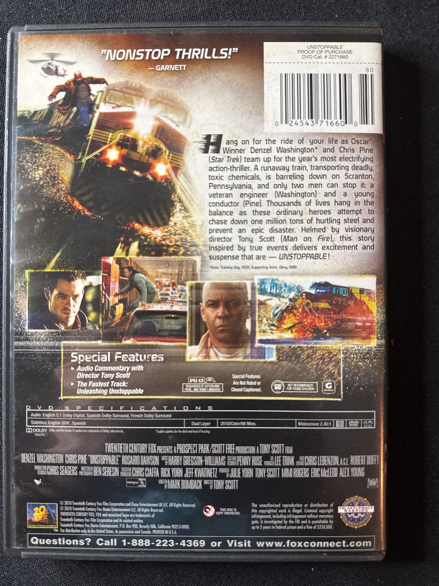 Unstoppable DVD