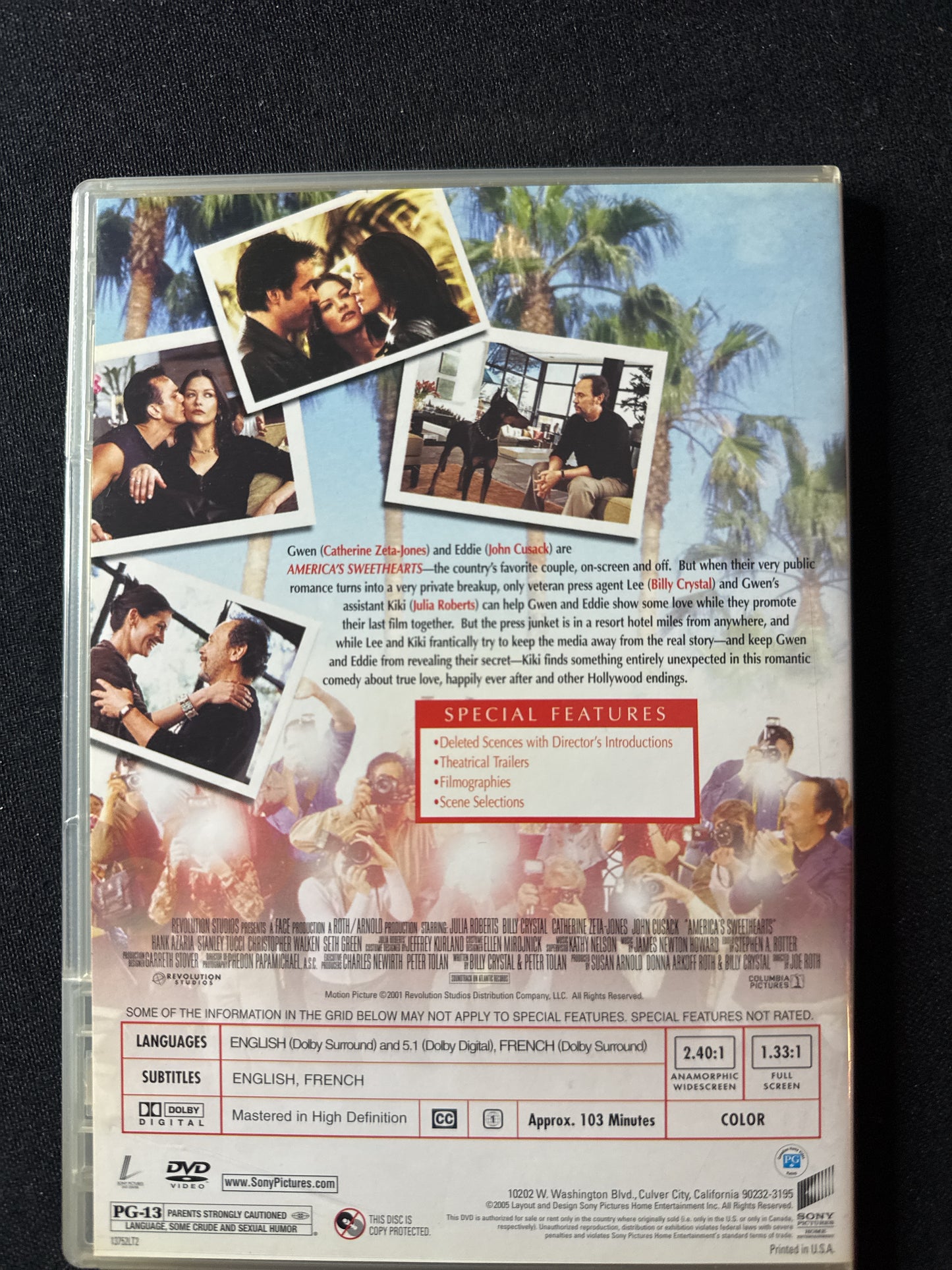 America's Sweethearts DVD