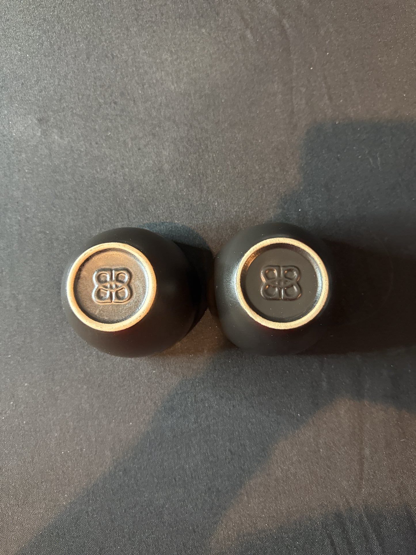 Bailey's Irish Cream Yours Mine Set 2 Dessert Cups 2 7/8" Tall