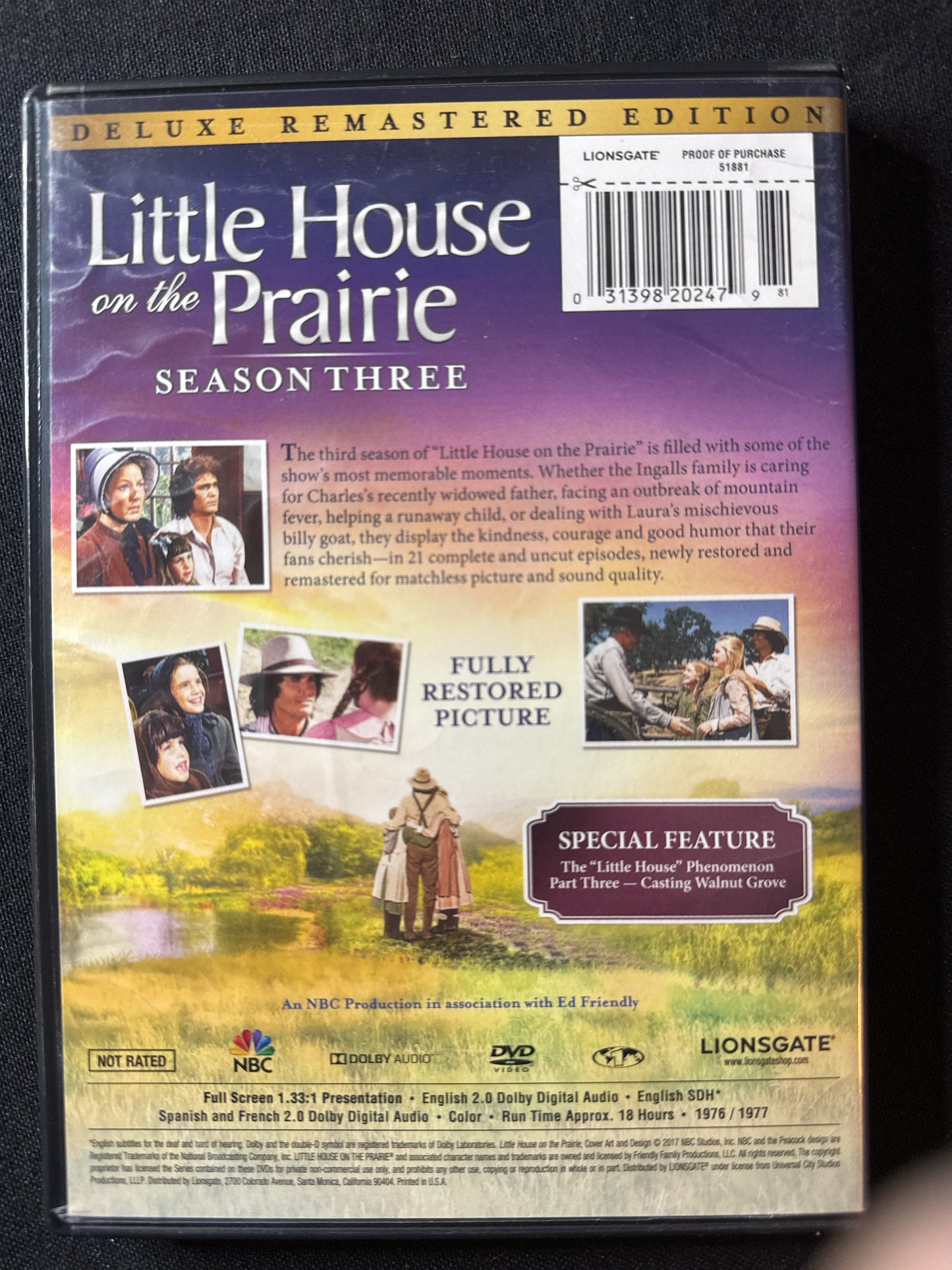 Little House on the Prairie Season Three 5 DVD Set
