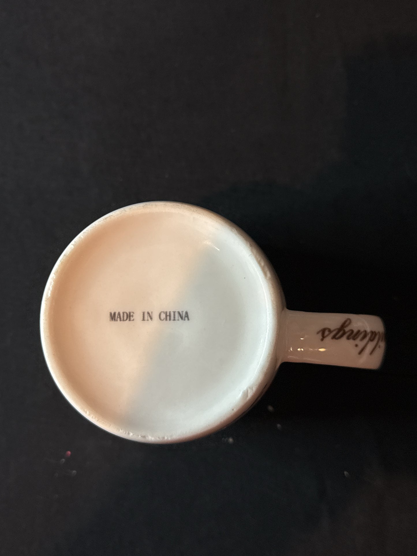 New York, NY Famous Buildings Coffee Cup Mug Brown Interior 3 5/8" Tall