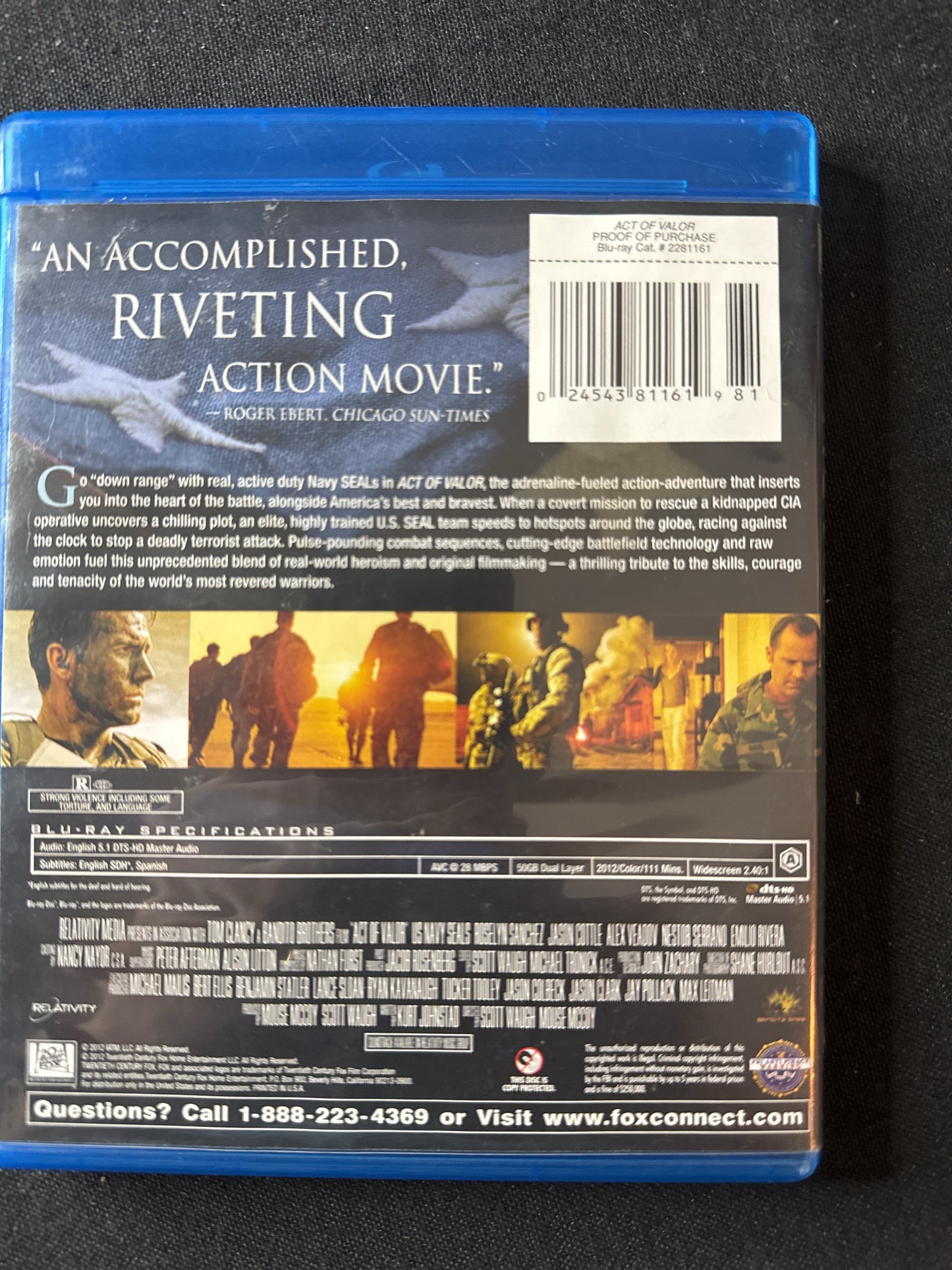 Act of Valor Blu-Ray