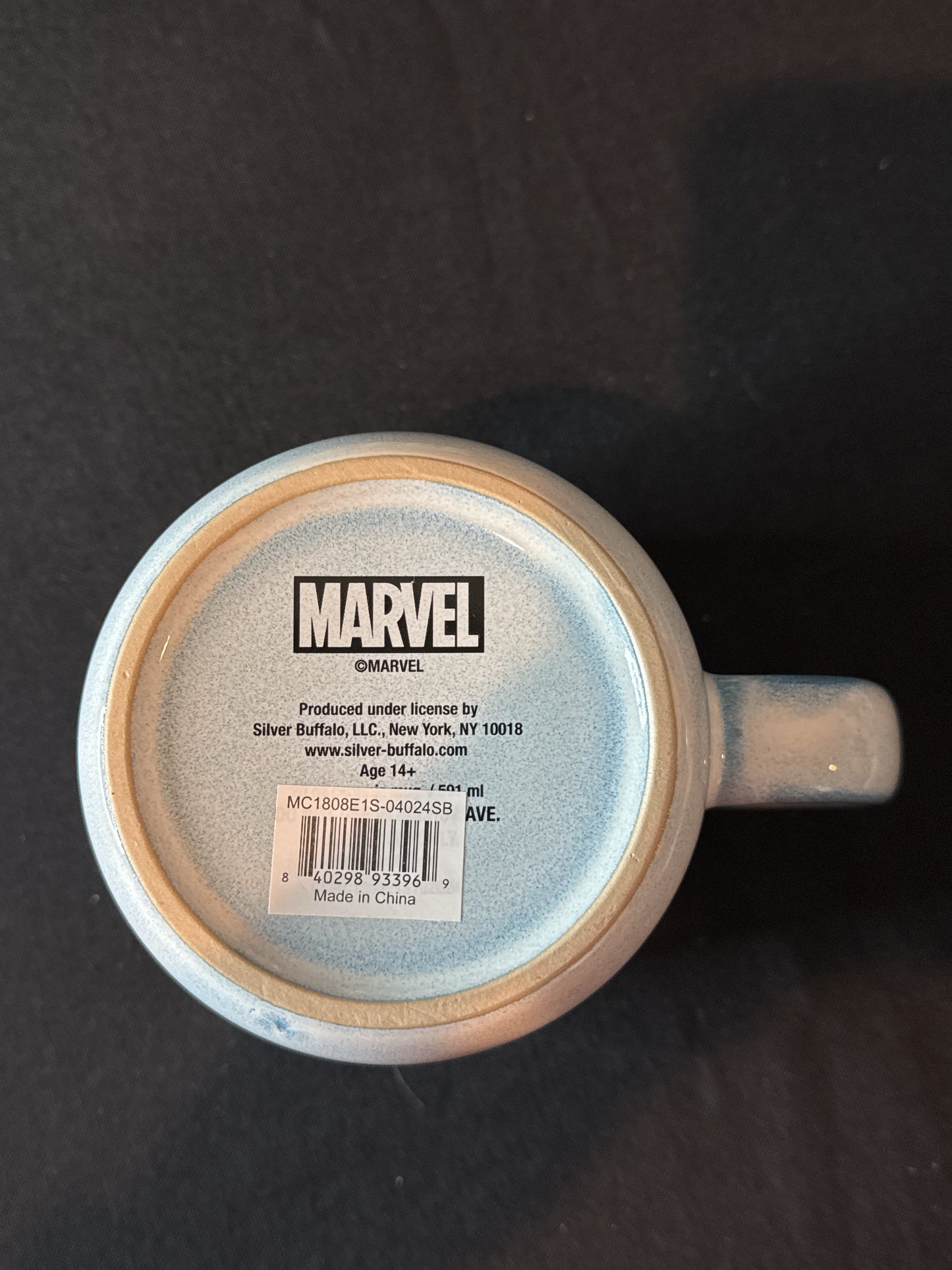 Marvel Retro Avengers 20oz Ceramic Mug, Hulk, Capt. America, Thor, Iron Man Coffee Cup New