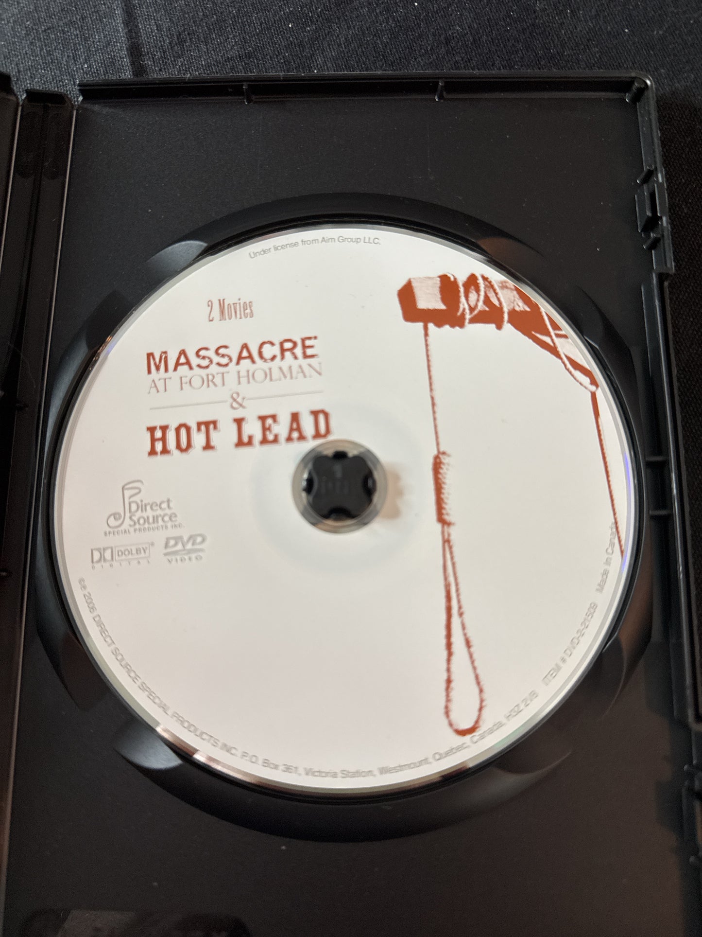 Double Feature Massacre at Fort Holman & Hot Lead DVD