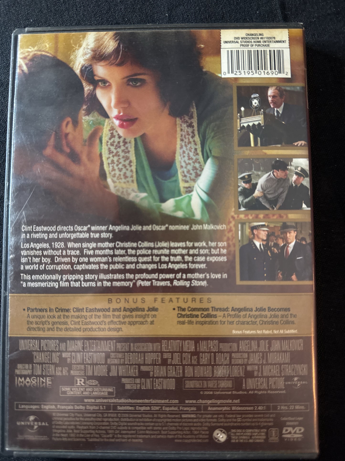 Changeling DVD