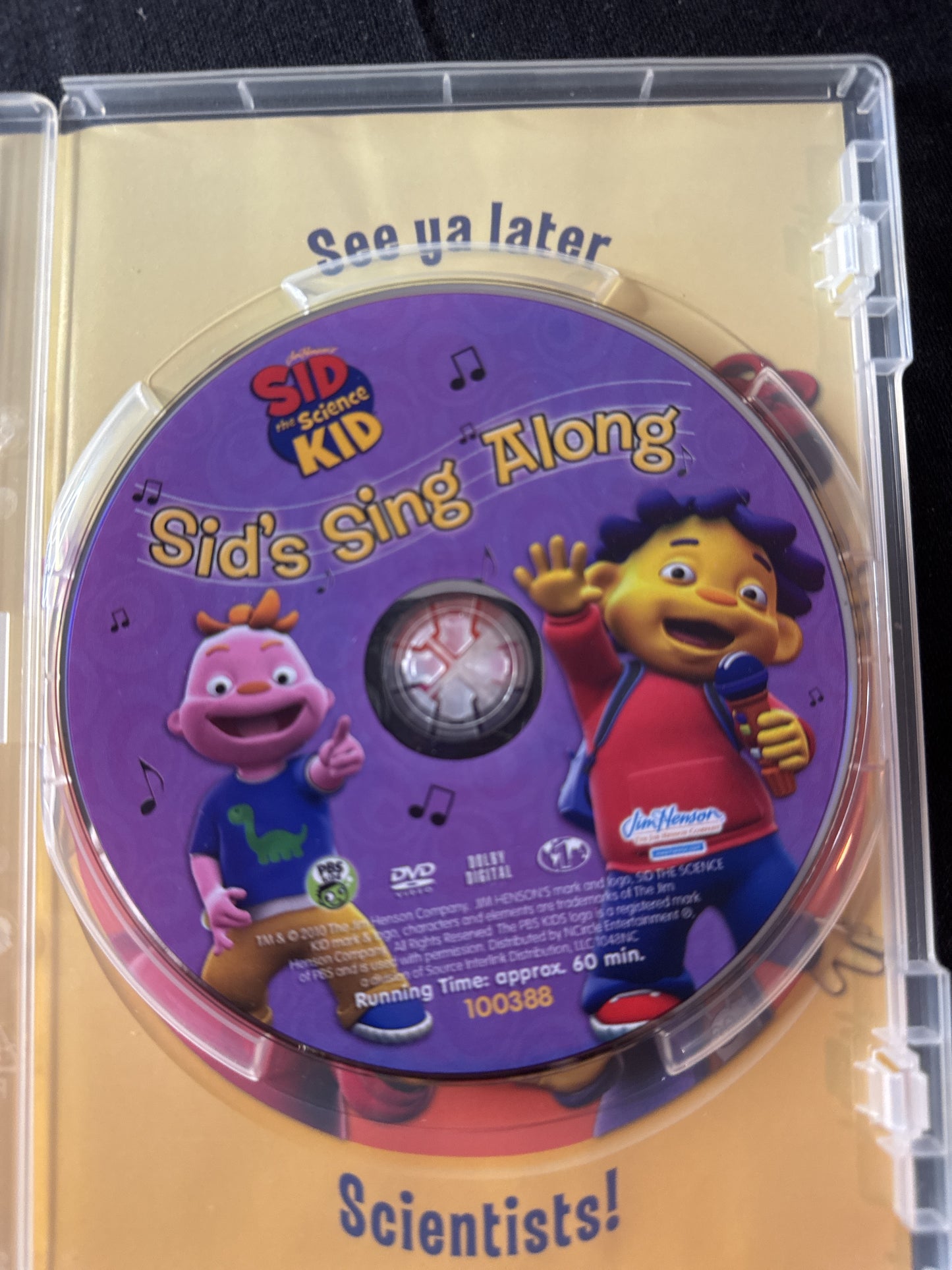 Sid the Science Kid Sid's Sing Along DVD
