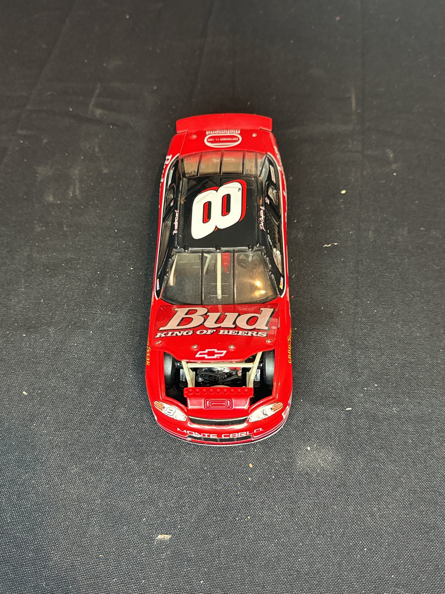 Dale Earnhardt Jr. #8 Budweiser/Richmond 1999 Monte Carlo 1:24 Limited Edition DieCast NIB