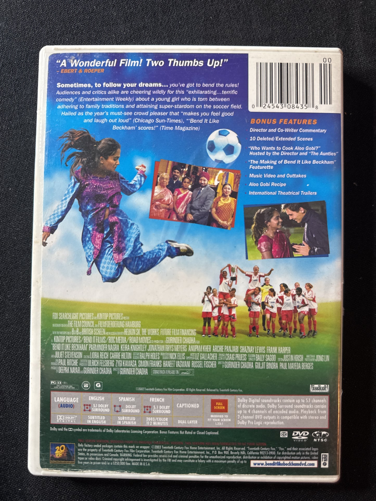 Bend it Like Beckham DVD