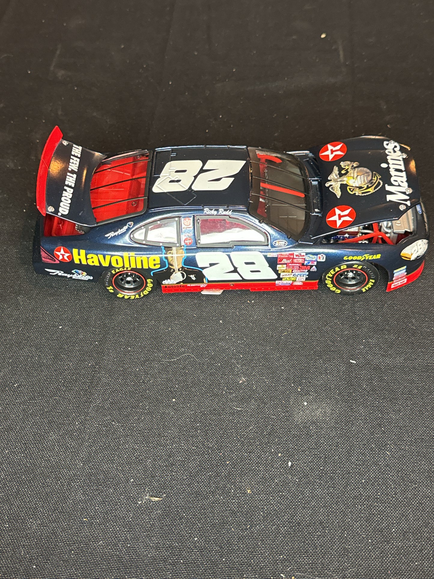 Action Ricky Rudd #28 Armed Forces/Marines NASCAR 2000 1:24 Ford Taurus Havoline
