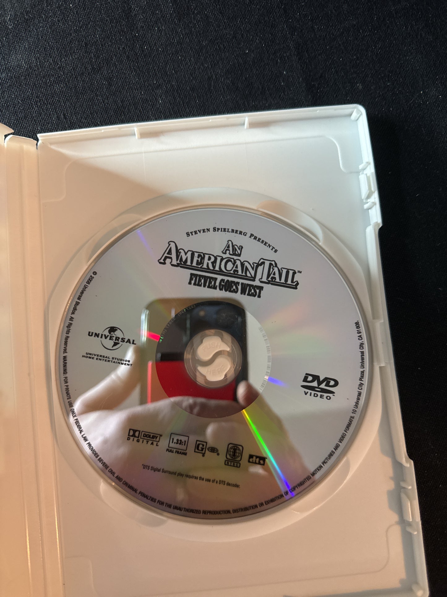 An American Tail Fievel Goes West DVD