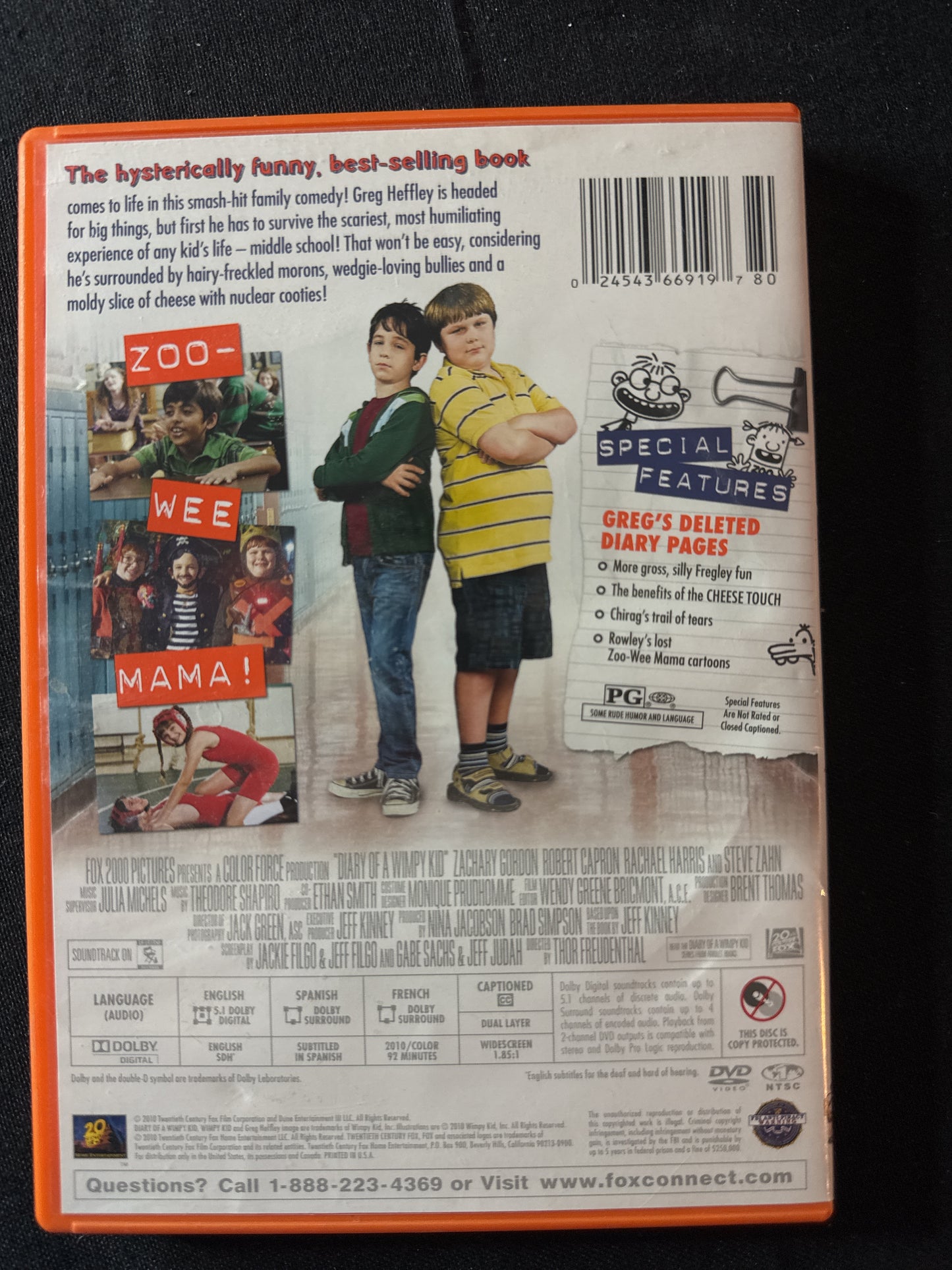 Diary of a Wimpy Kid DVD