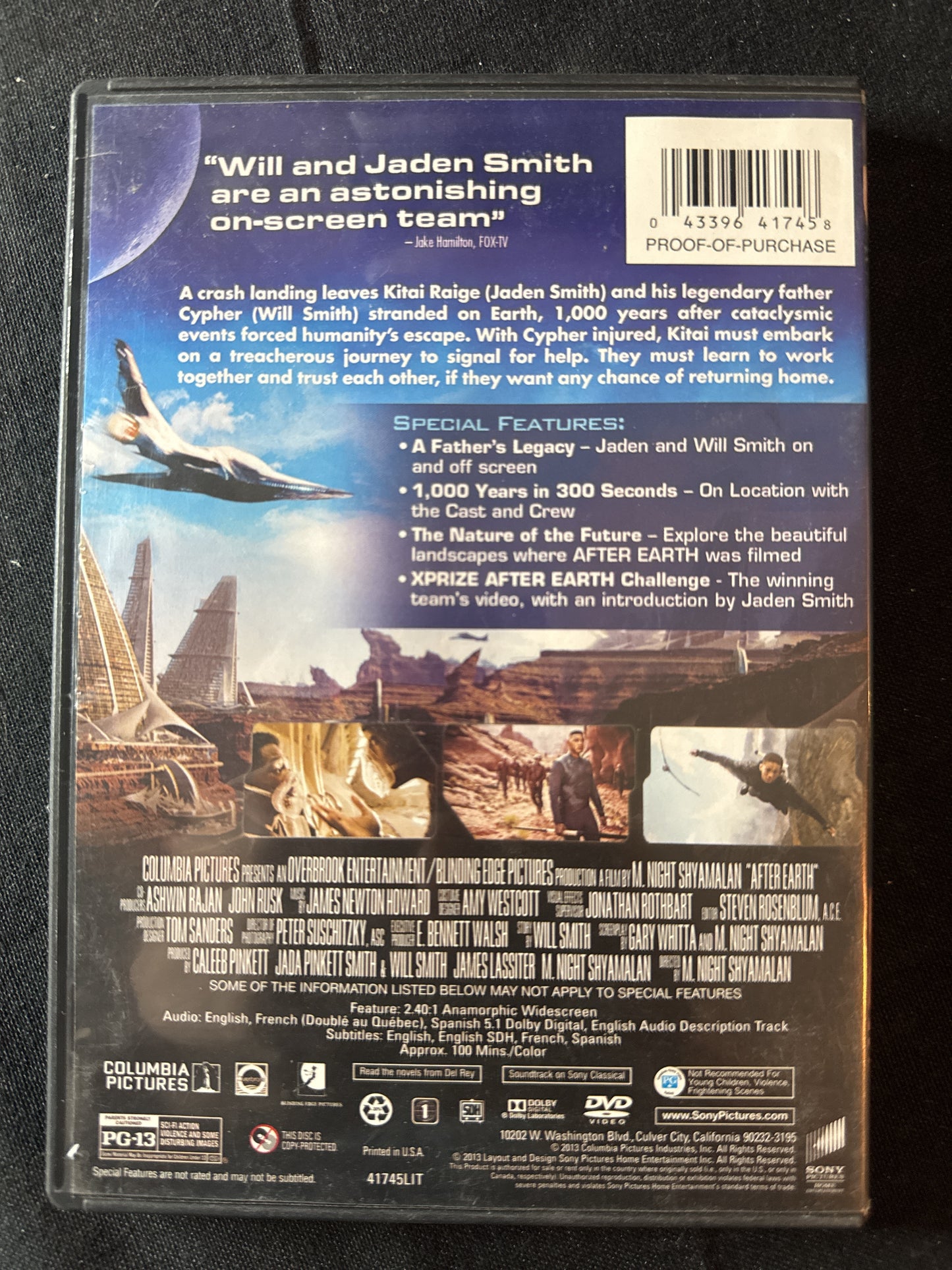 After Earth DVD
