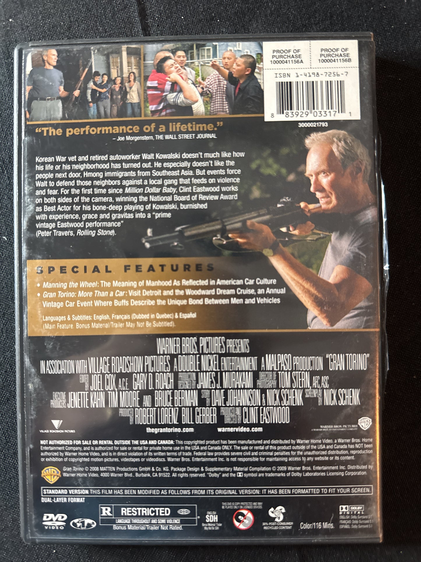 Clint Eastwood Gran Torino DVD