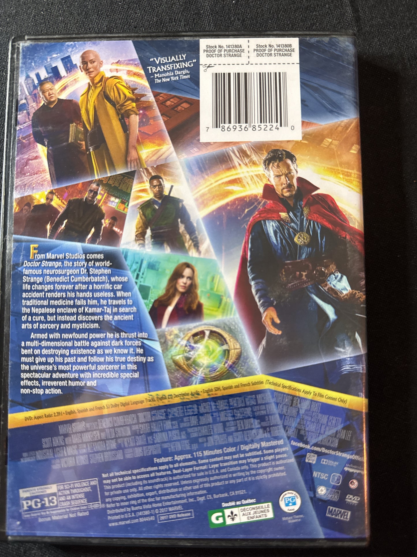 Marvel Studios Doctor Strange DVD