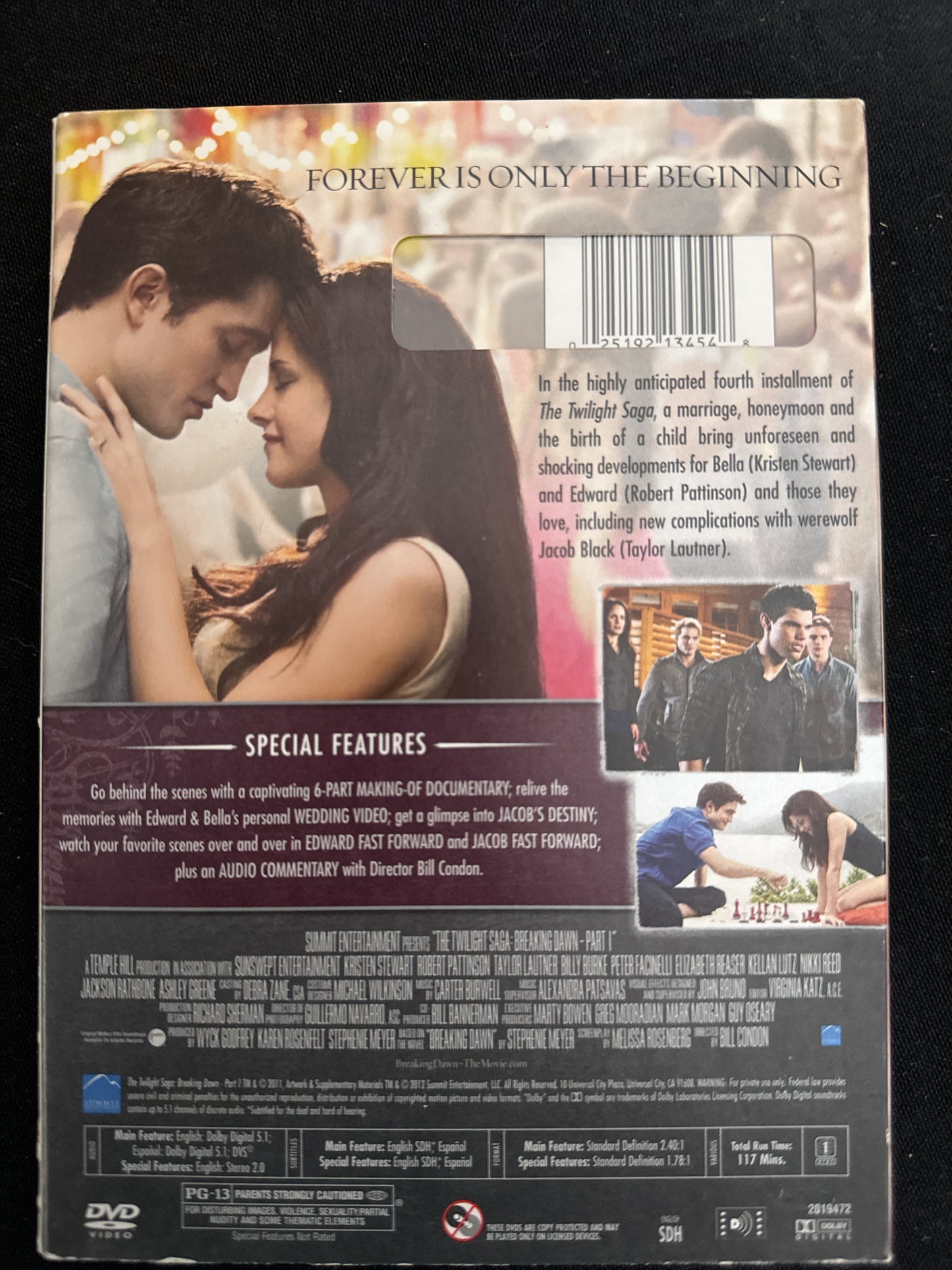 The Twilight Saga Breaking Dawn DVDs