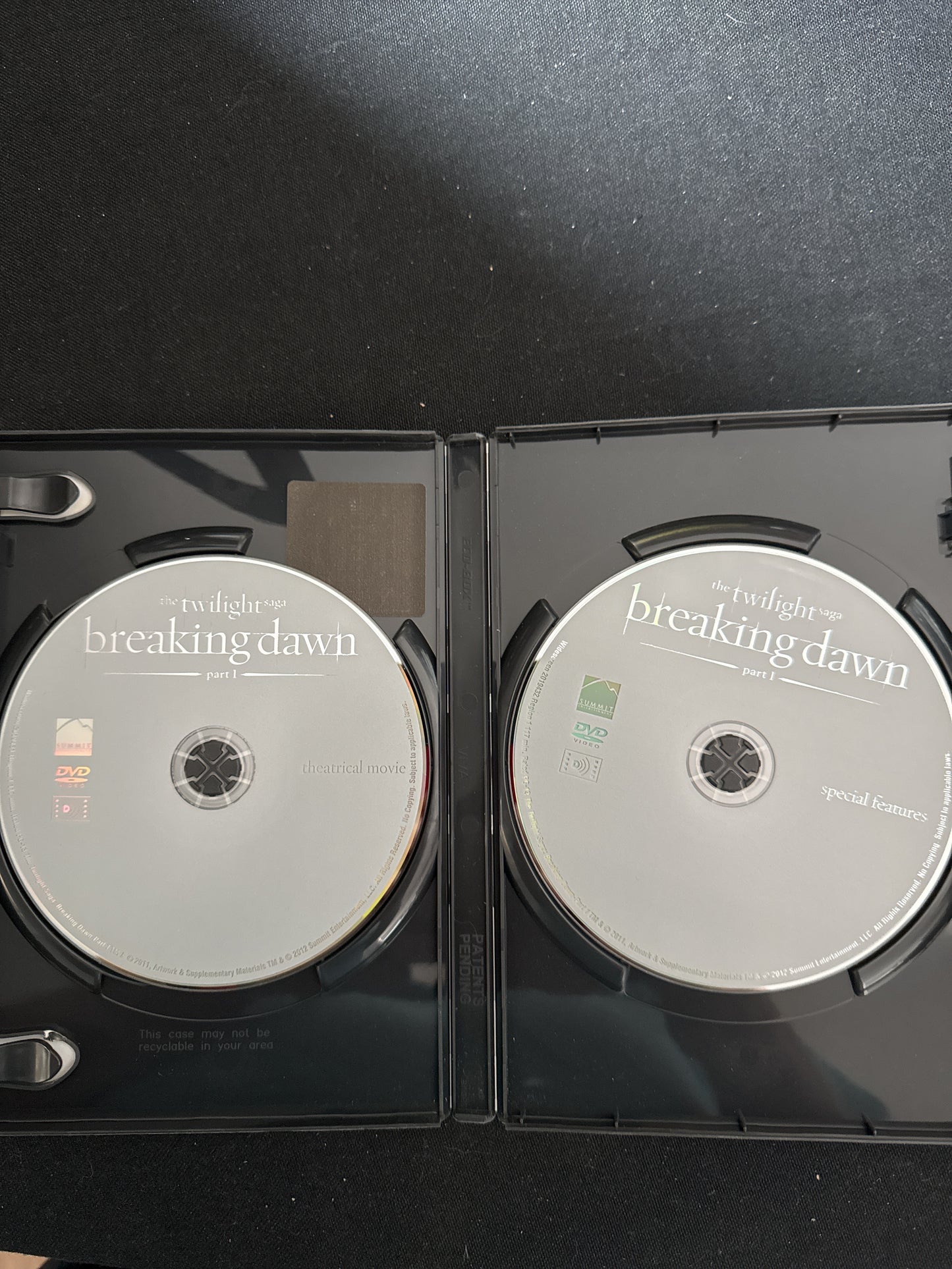 The Twilight Saga Breaking Dawn DVDs