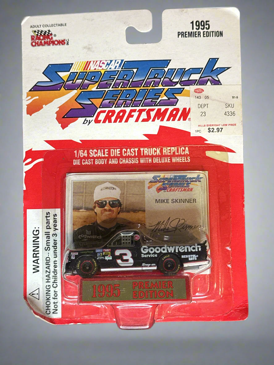 1995 Racing Champions Craftsman Super Truck Series #3 Mike Skinner Goodwrench