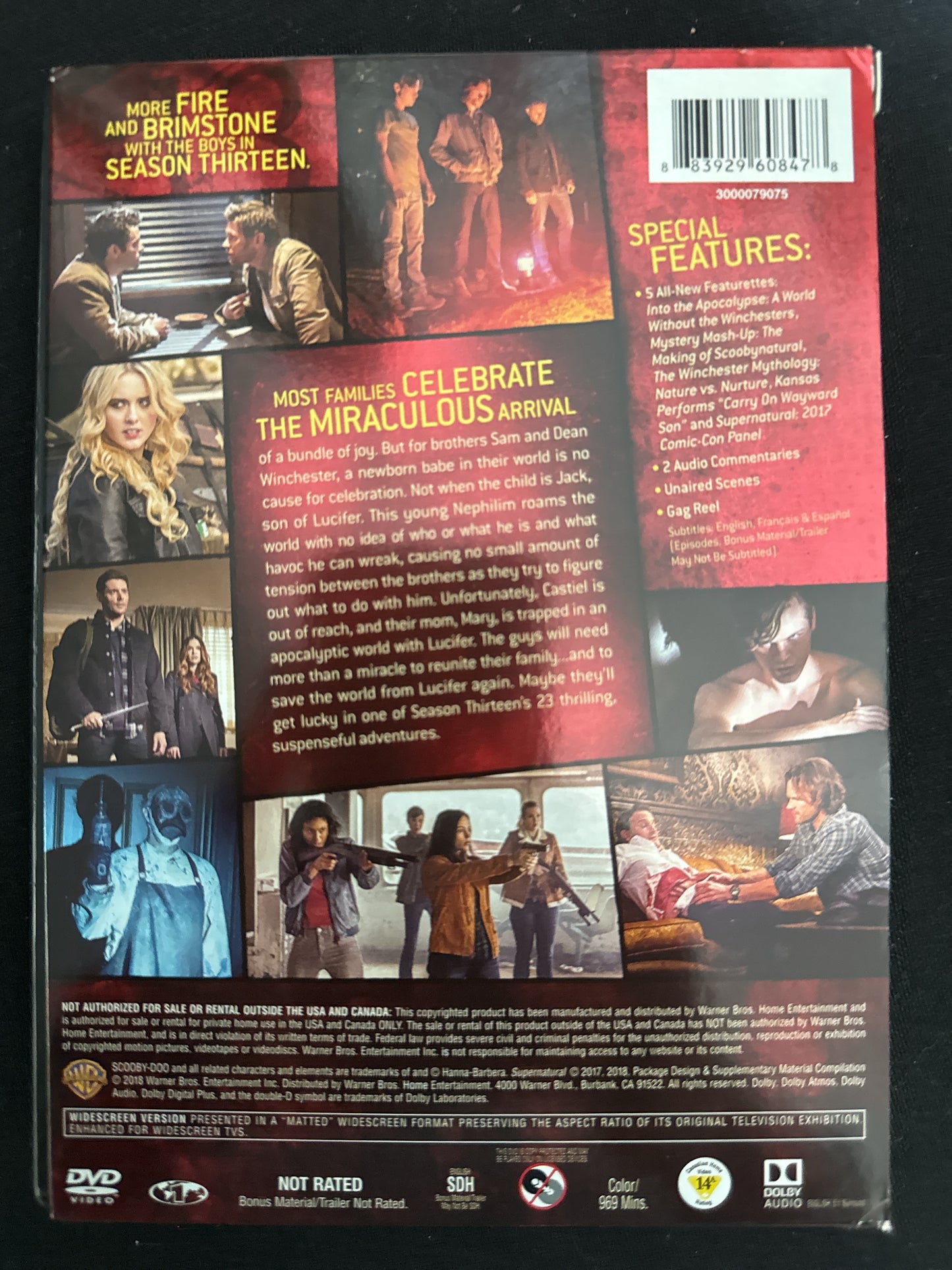 Supernatural Series Complete 13th Season 5 DVD Set