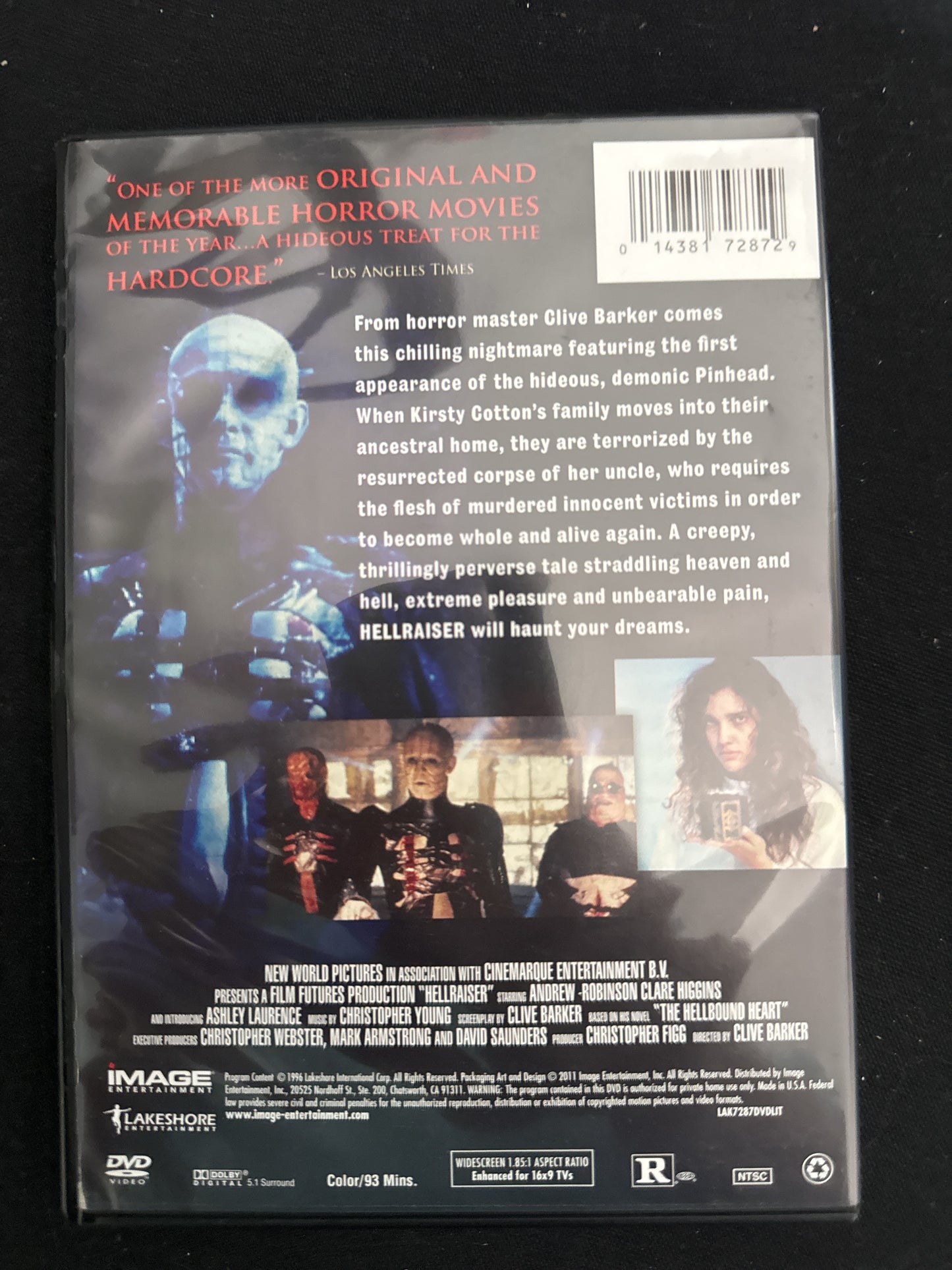 Hellraiser DVD