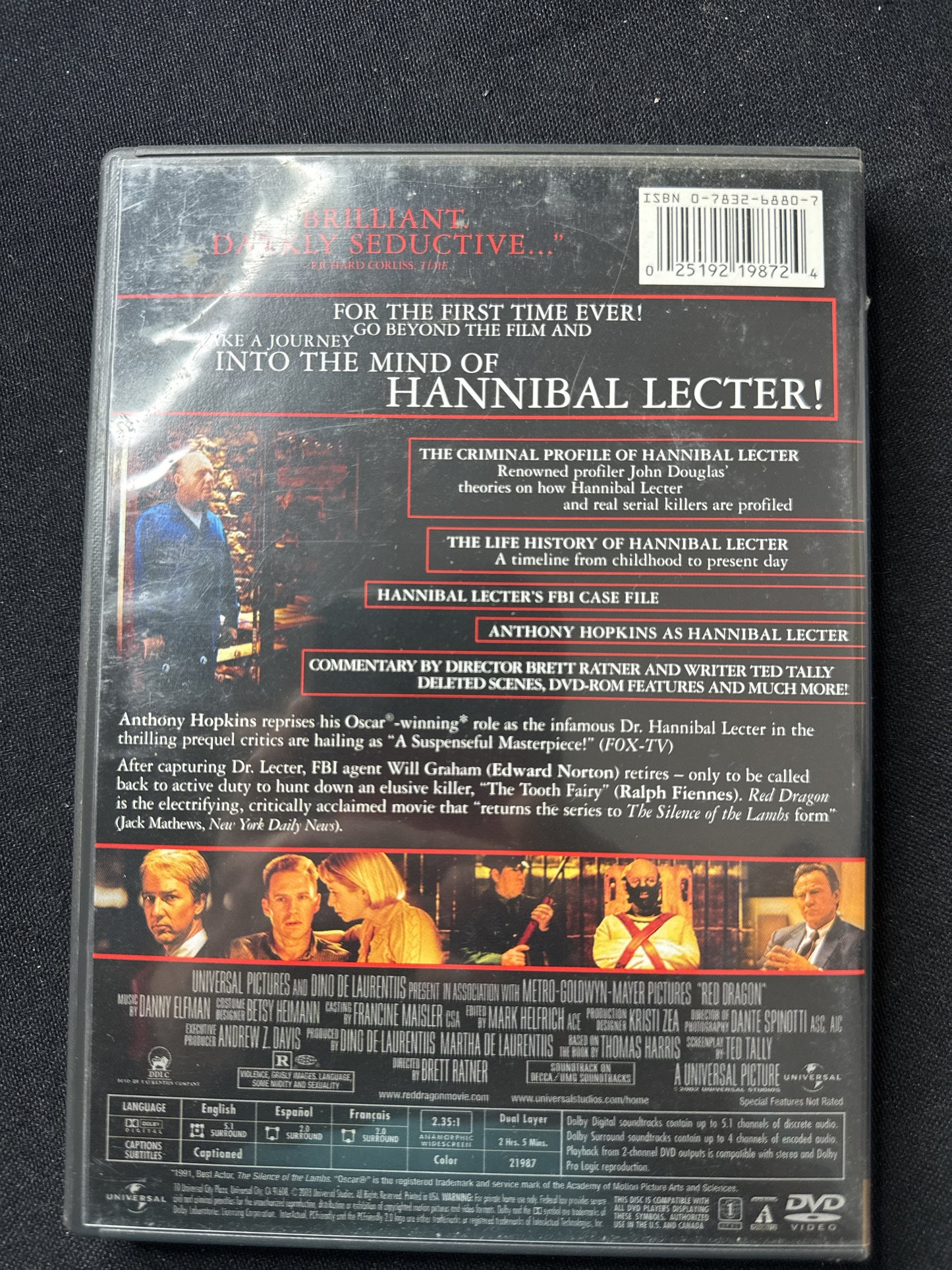Red Dragon DVD