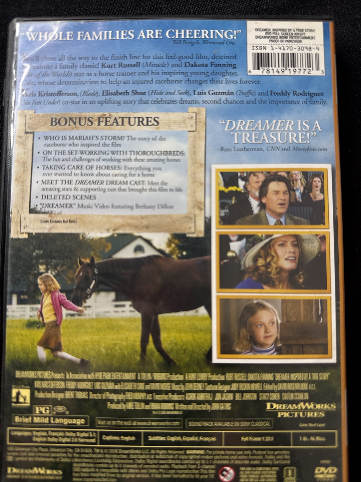 Dreamer DVD