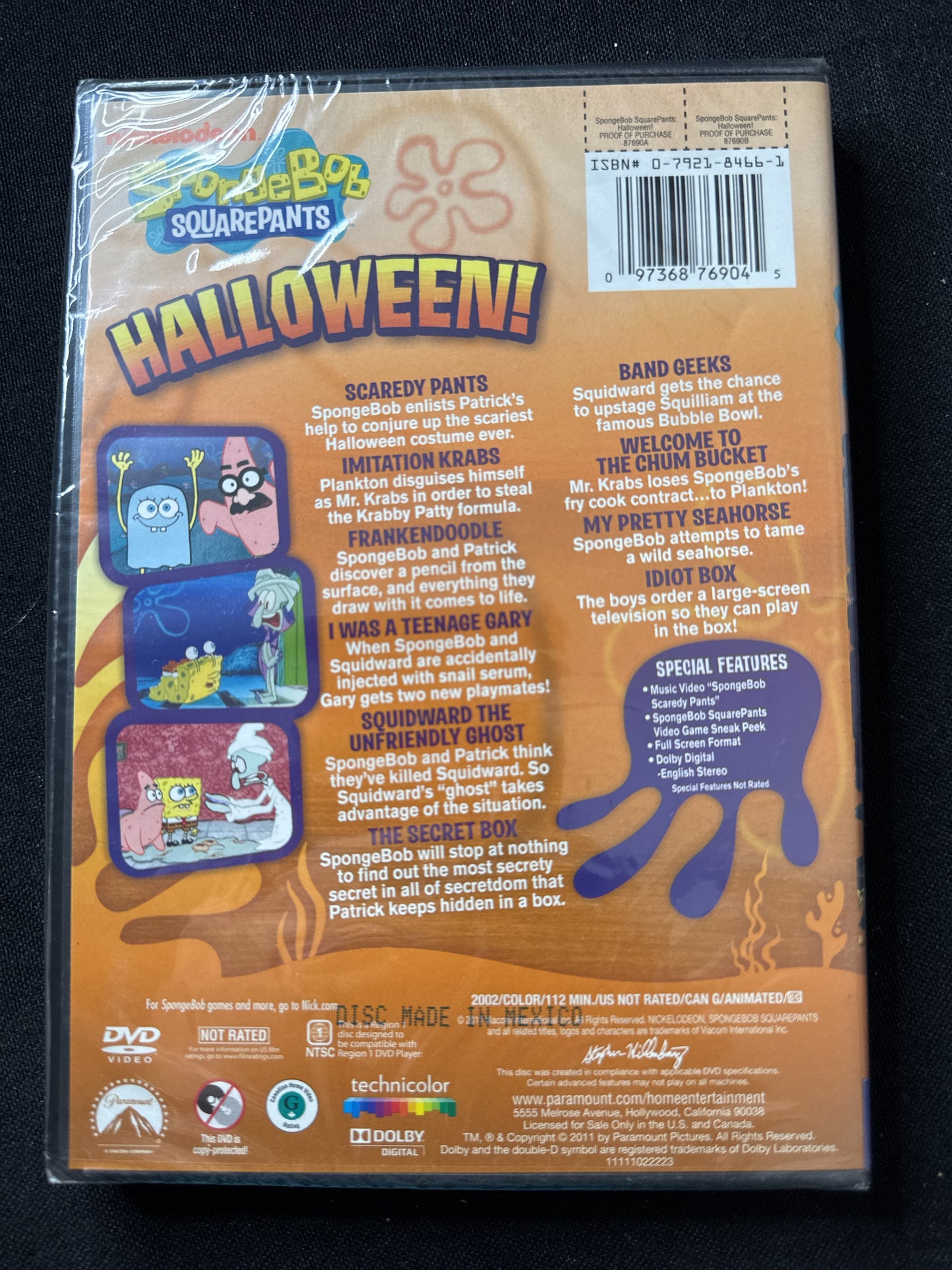 Spongebob Squarepants Halloween DVD