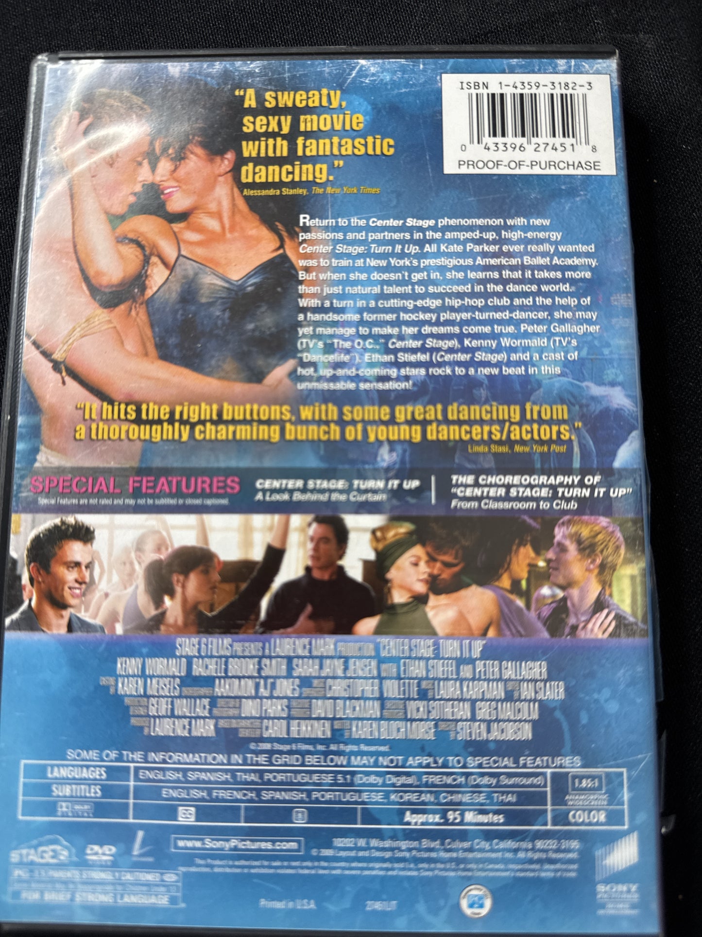 Center Stage Turn it Up DVD