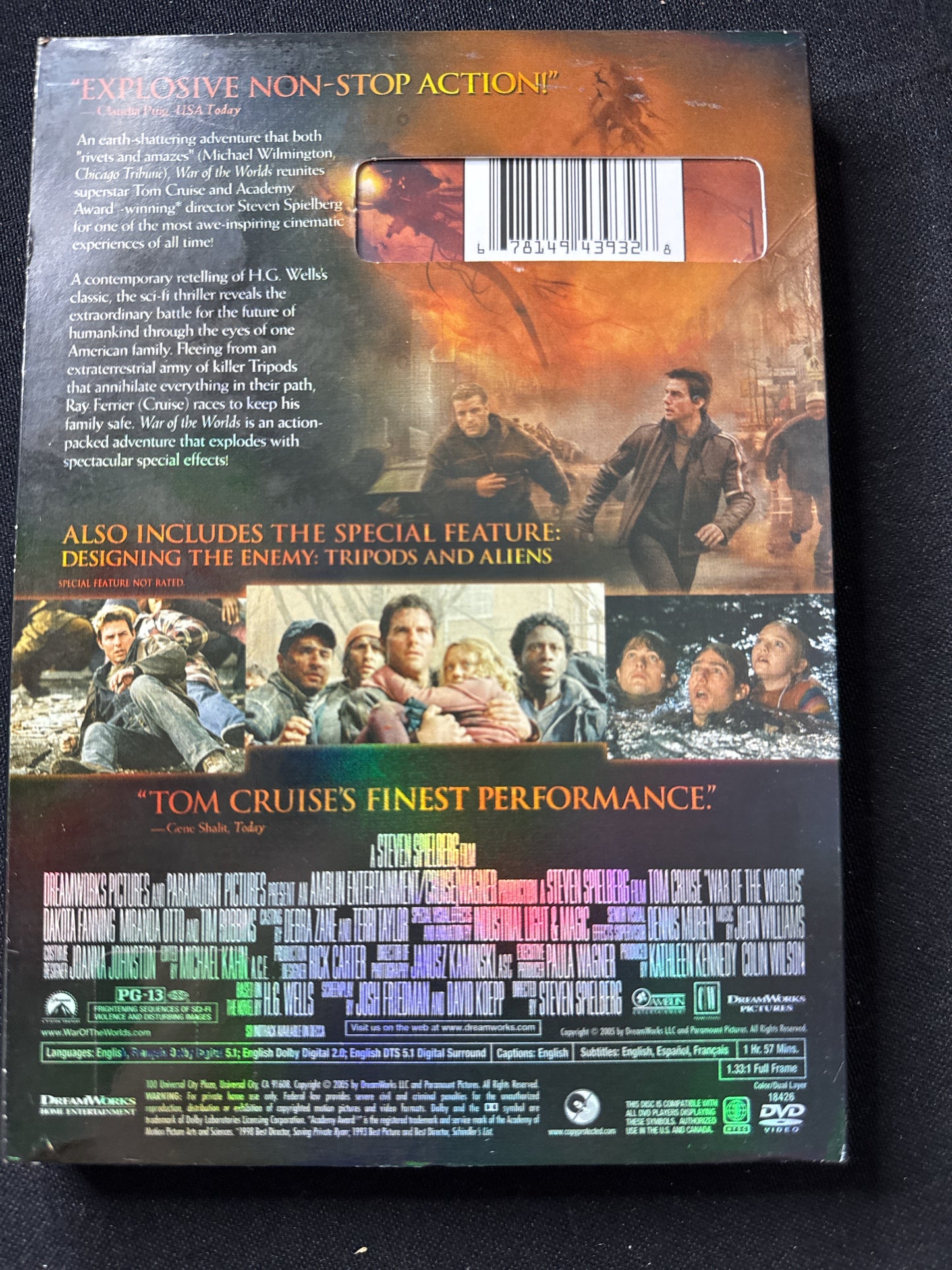 War of the Worlds DVD