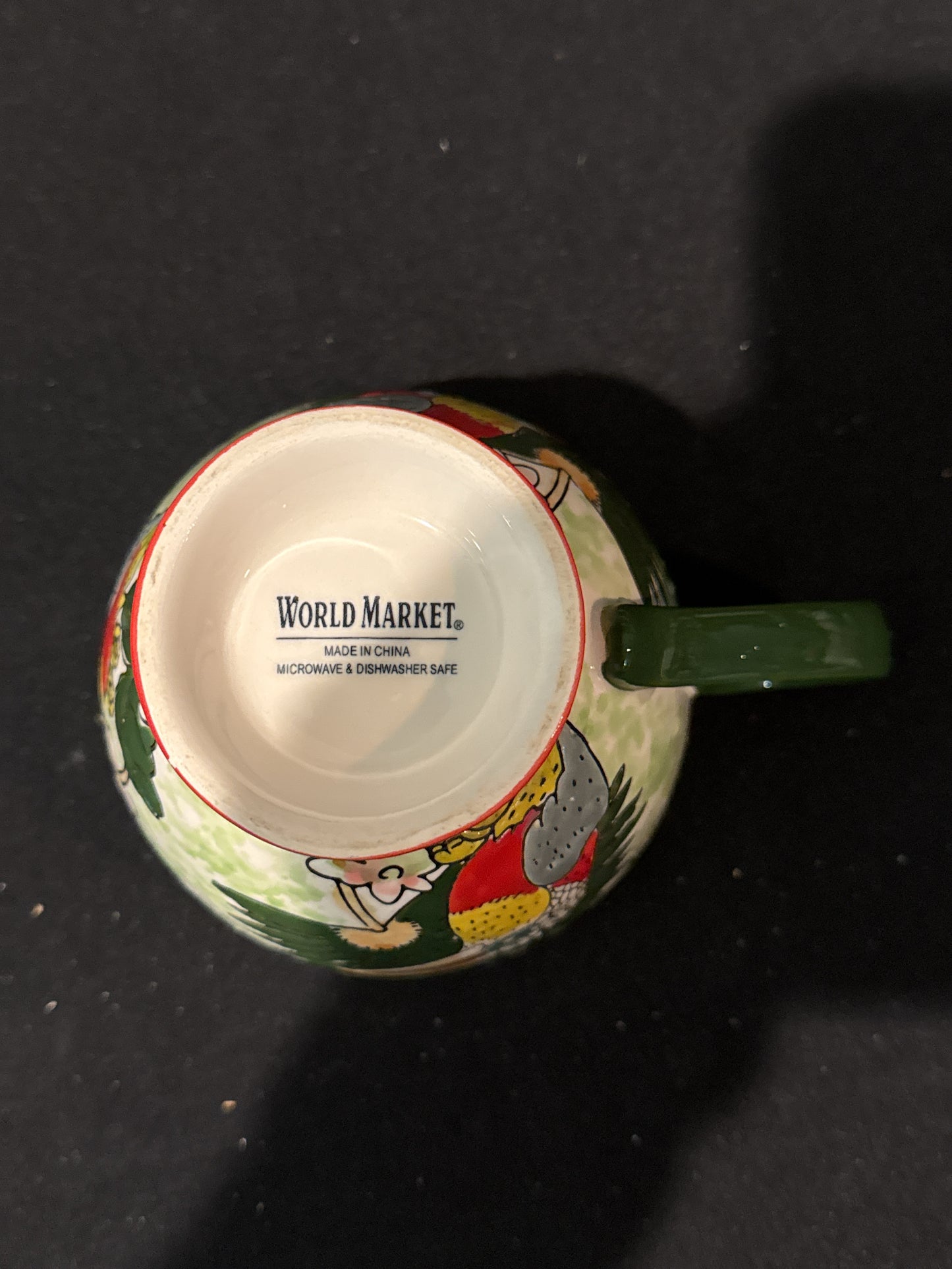 World Market Embossed Toucan Bird Footed Coffee Cup Mug 3.75" Tall Beautiful Colors