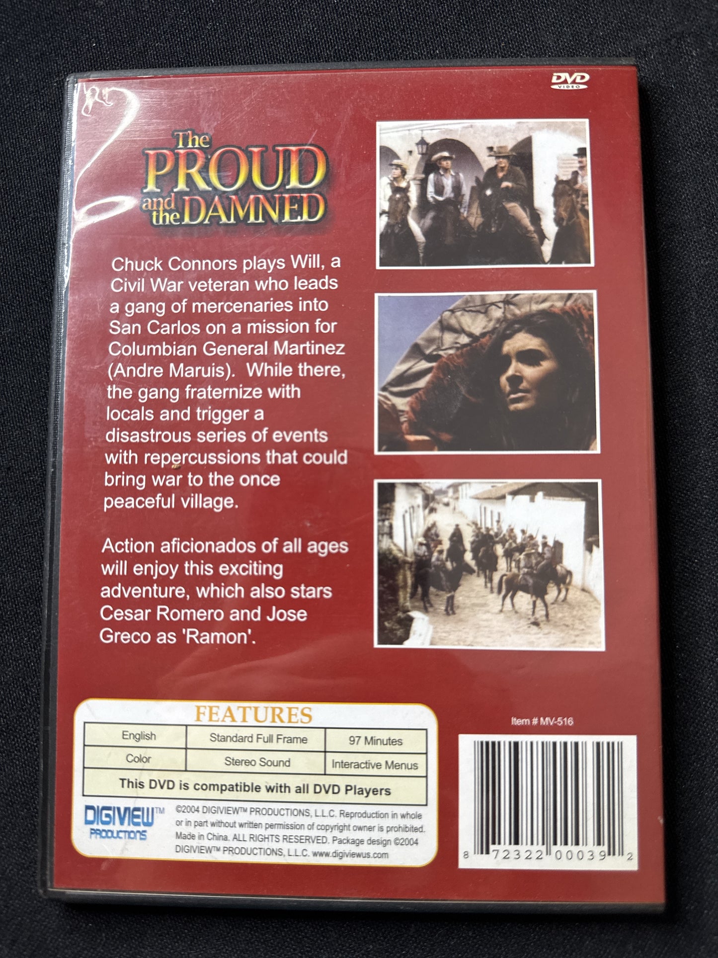 The Proud and the Damned DVD
