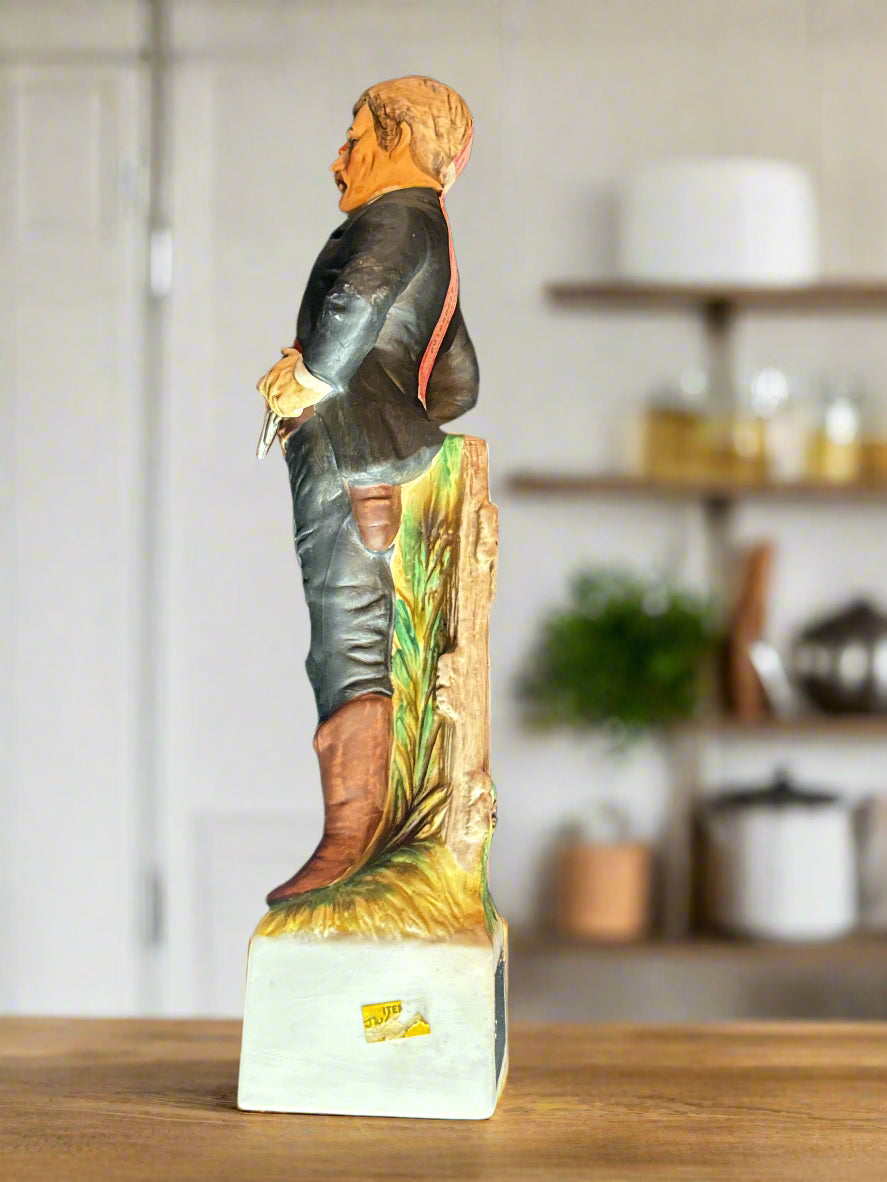 1970s McCormick Wyatt Earp Limited Edition Porcelain Whiskey Decanter EMPTY