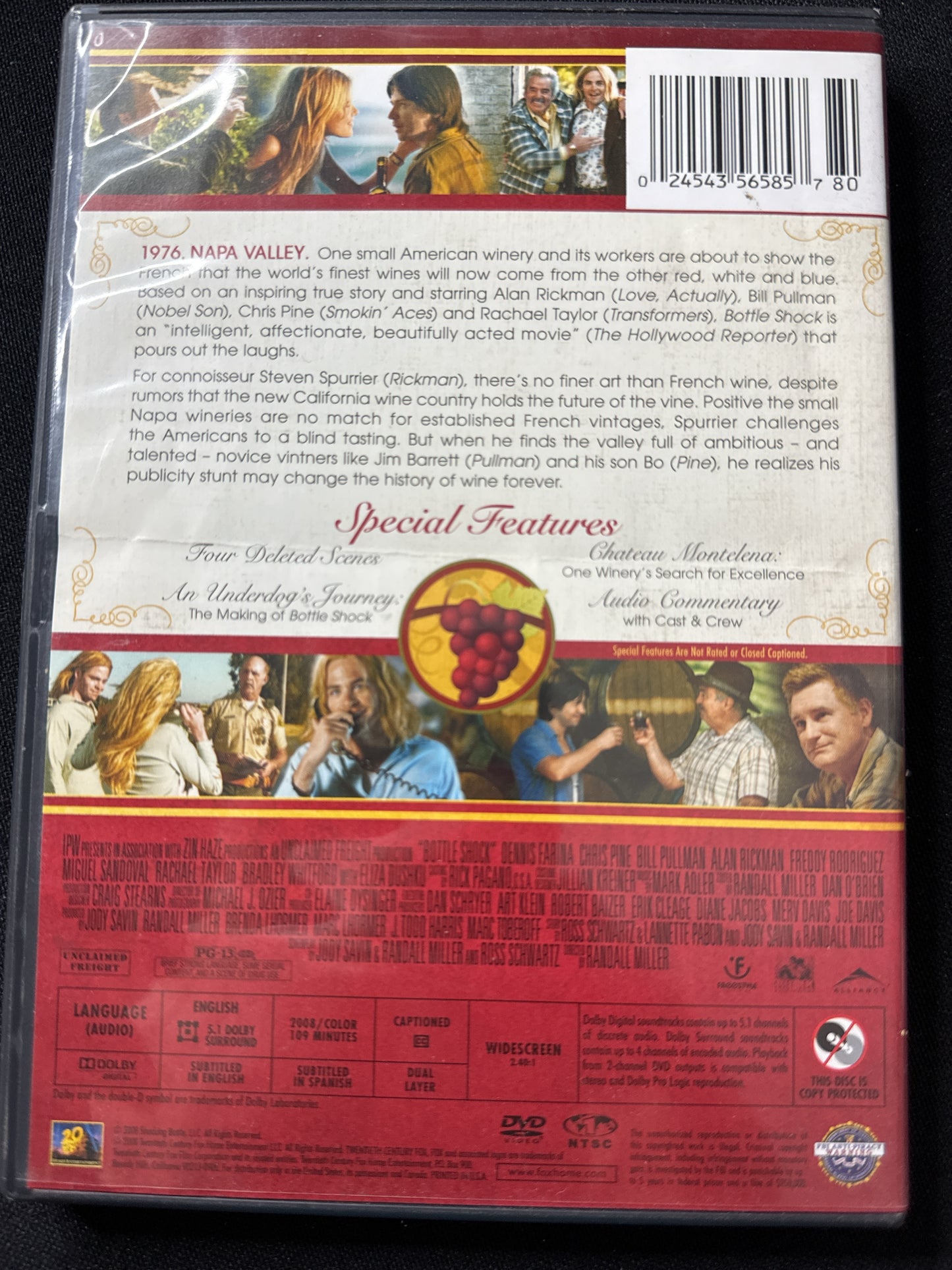 Bottle Shock DVD