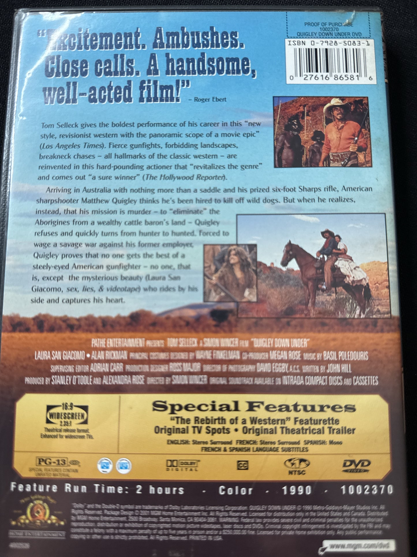 Quigley Down Under DVD