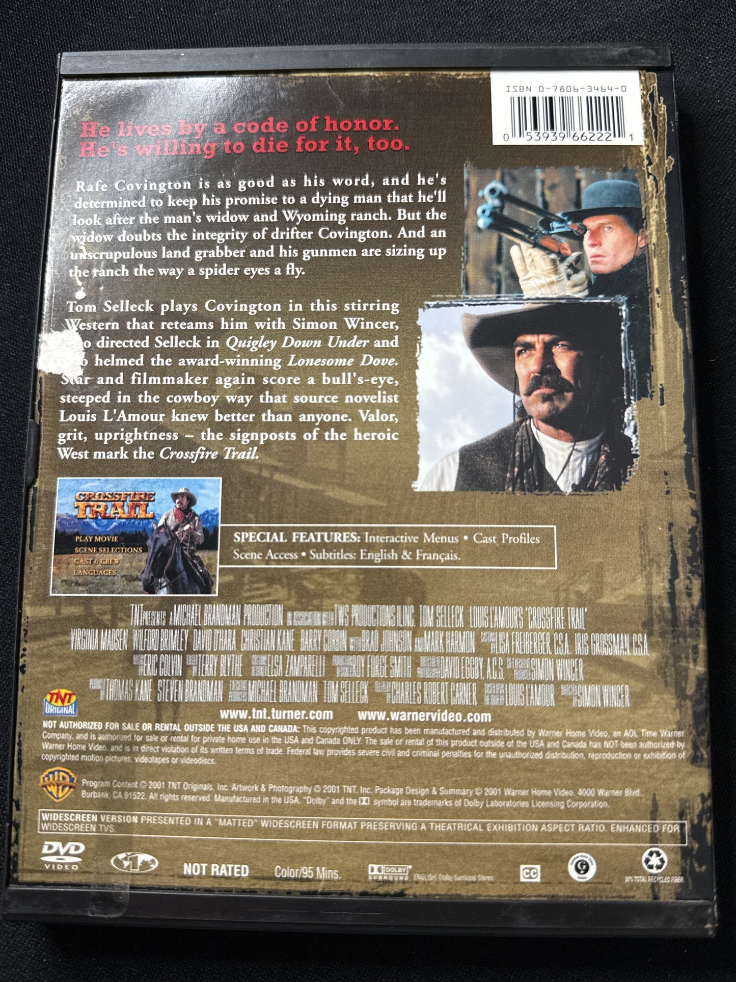 Louis L'Amour's Crossfire Trail DVD