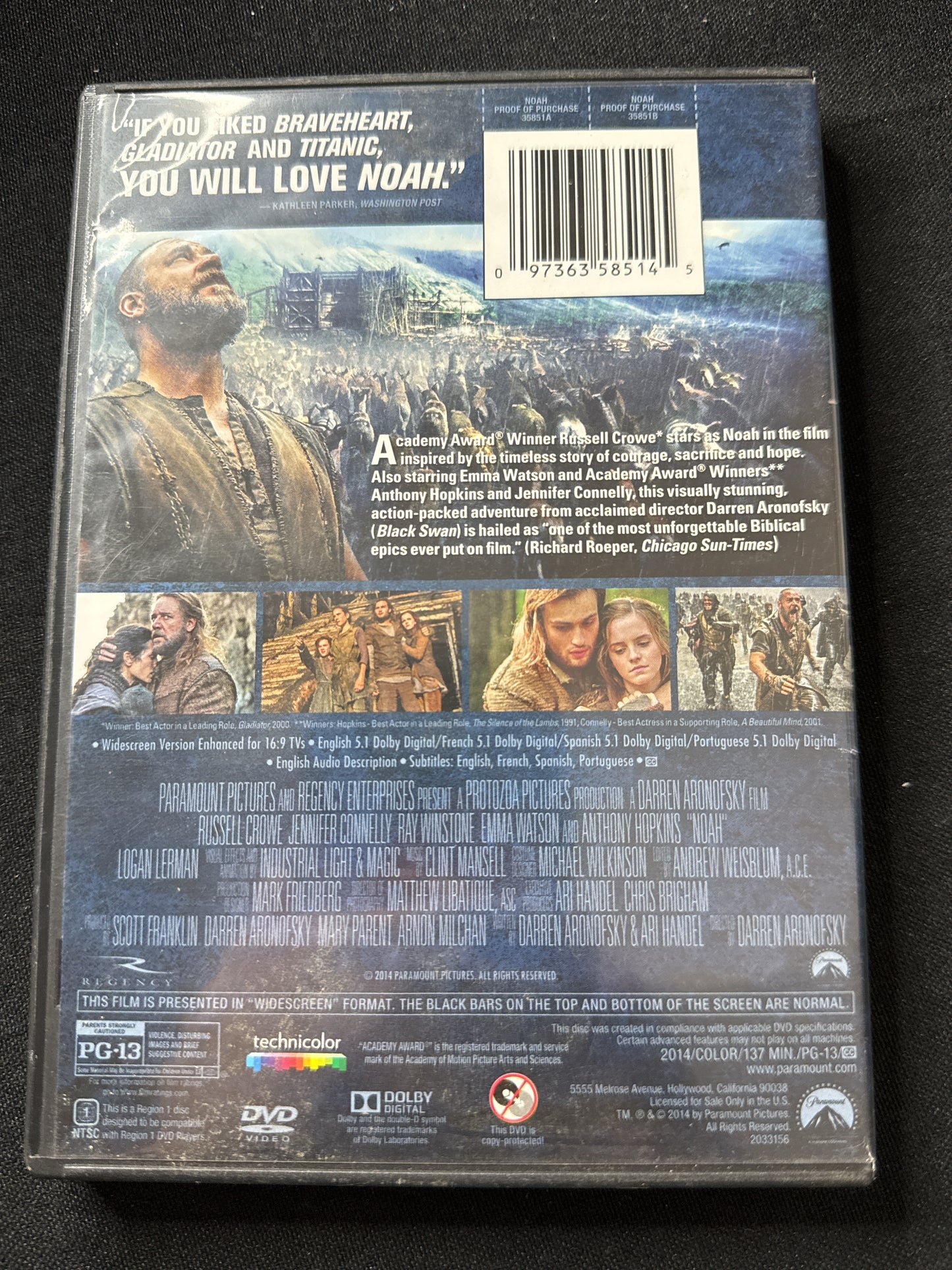 Noah DVD