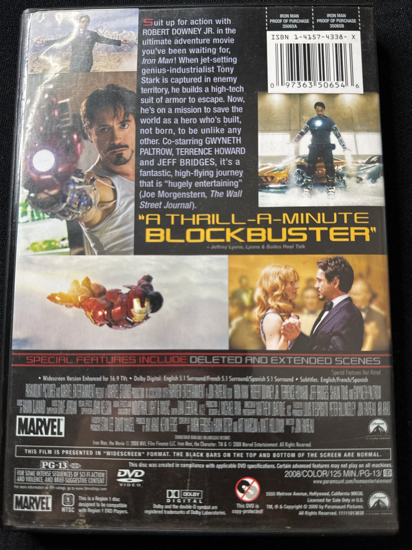 Iron Man DVD