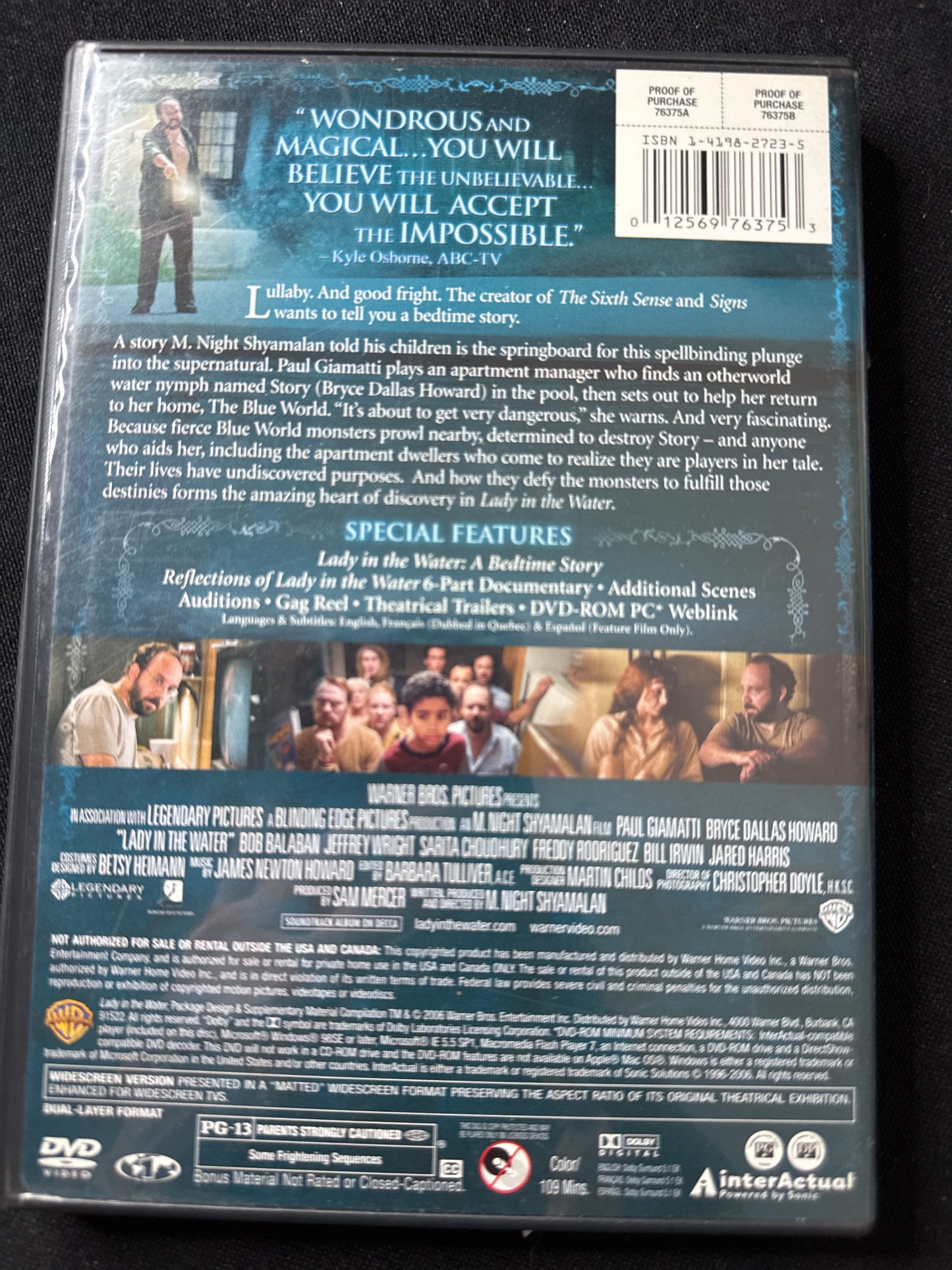 Lady in the Water DVD