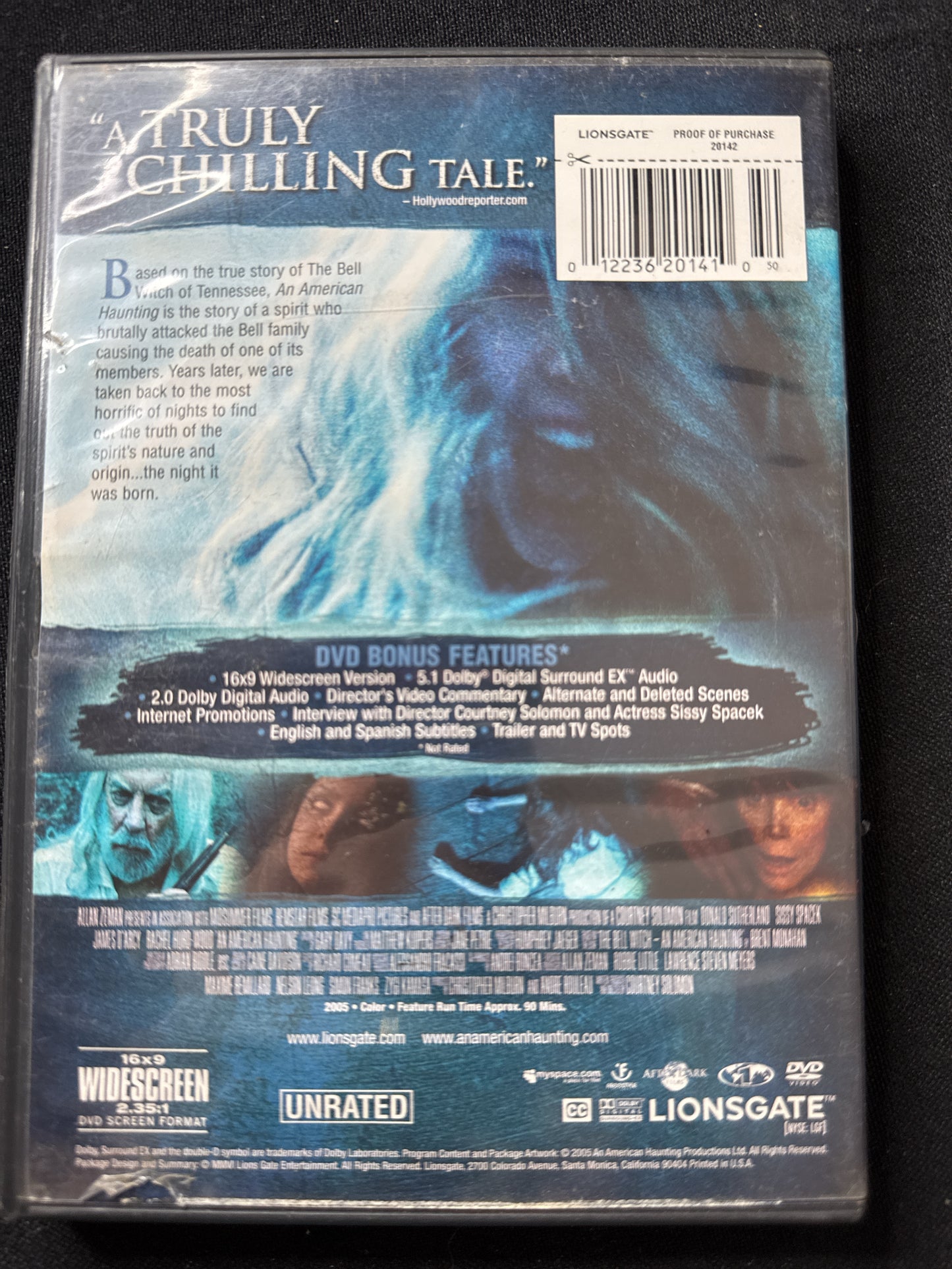 An American Haunting DVD