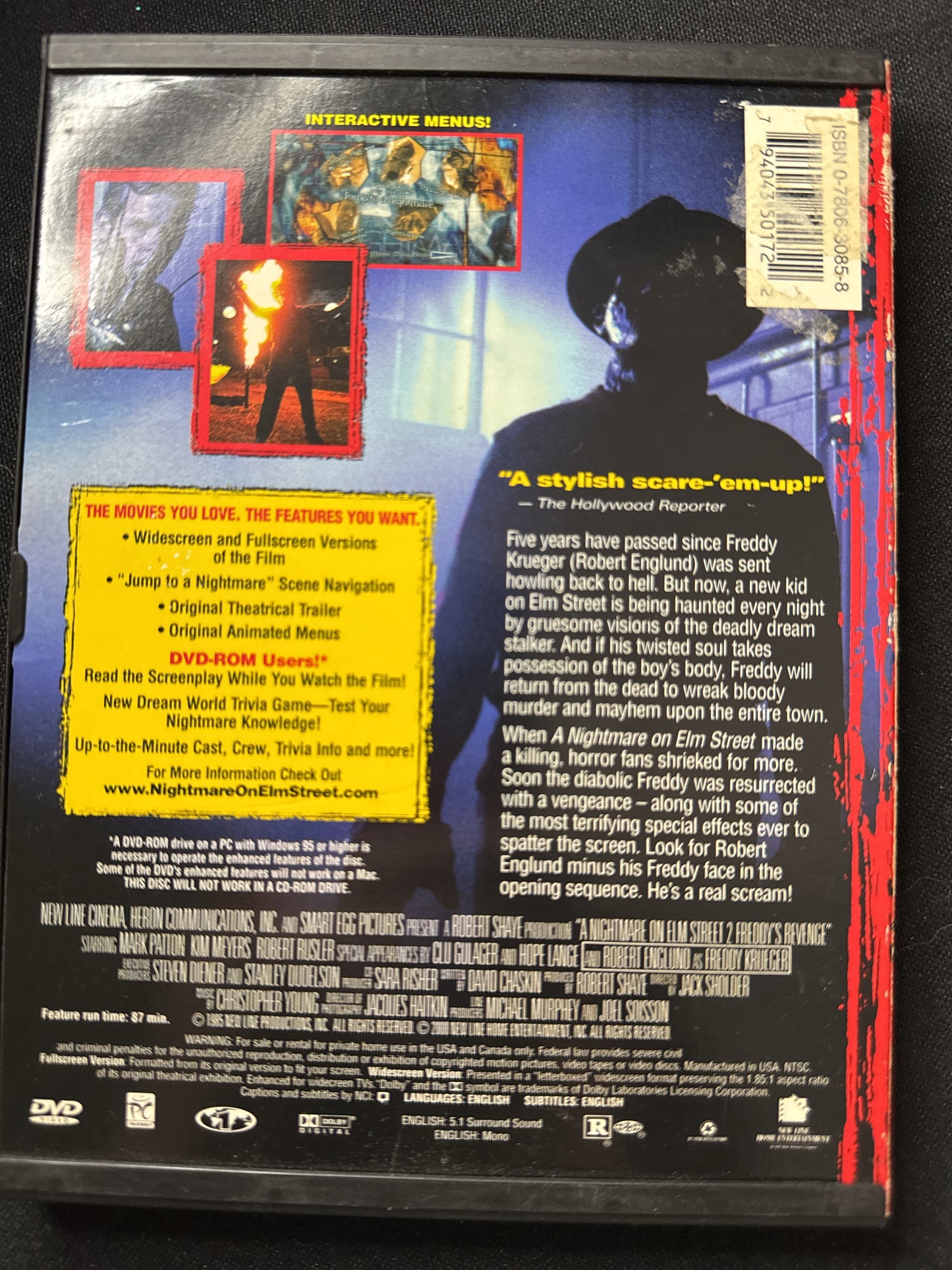 A Nightmare on Elm Street 2 Freddy's Revenge DVD