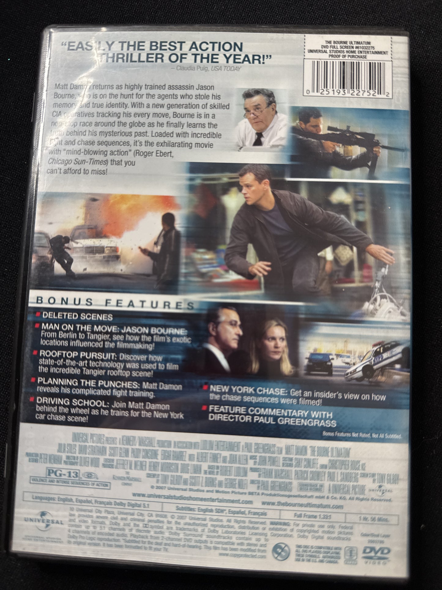 The Bourne Ultimatum DVD