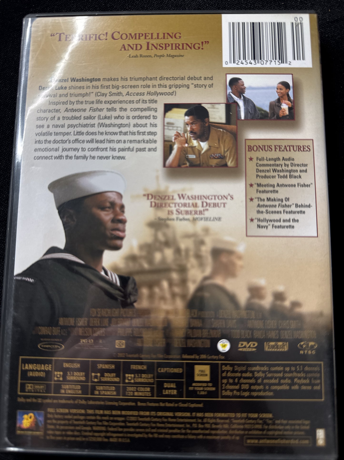 Antwone Fisher DVD