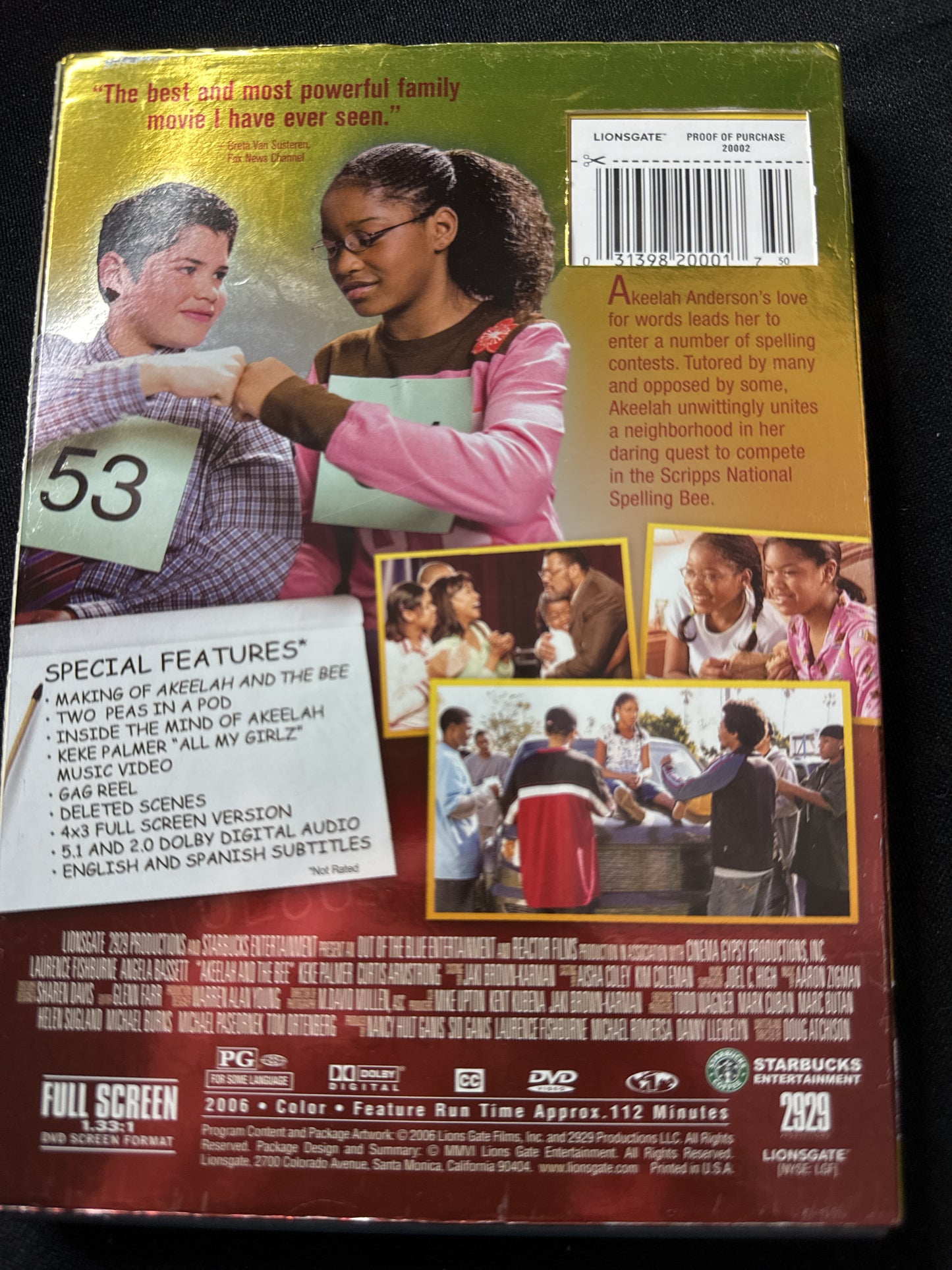 Akeelah and the Bee DVD