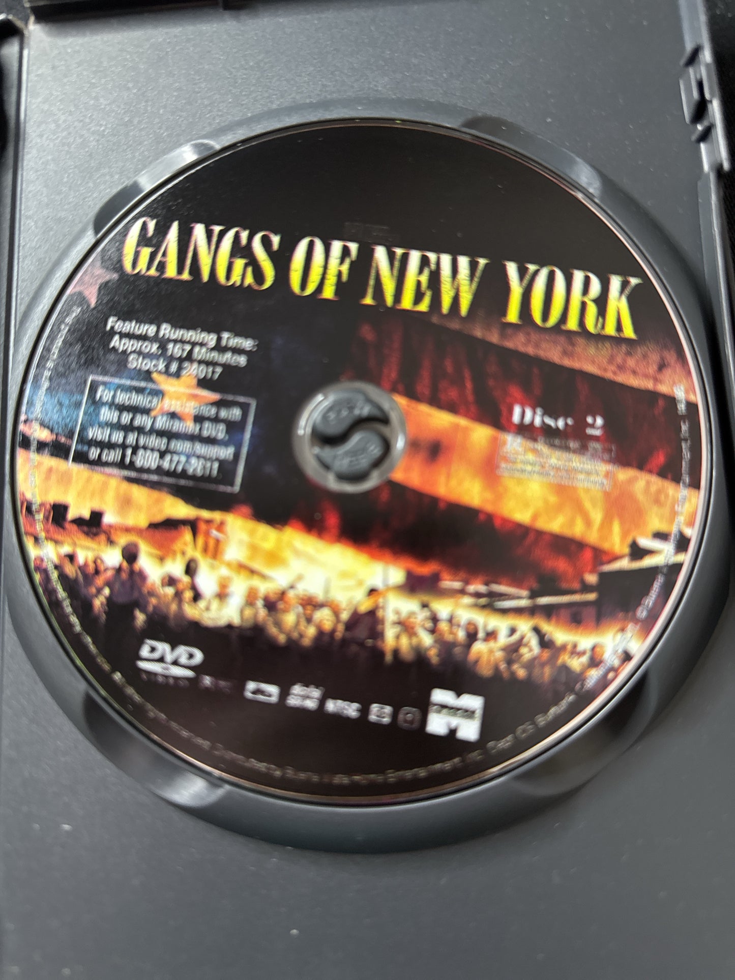 Gangs of New York DVDs
