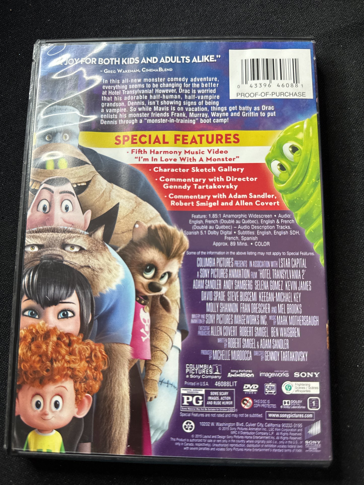 Hotel Transylvania 2 DVD