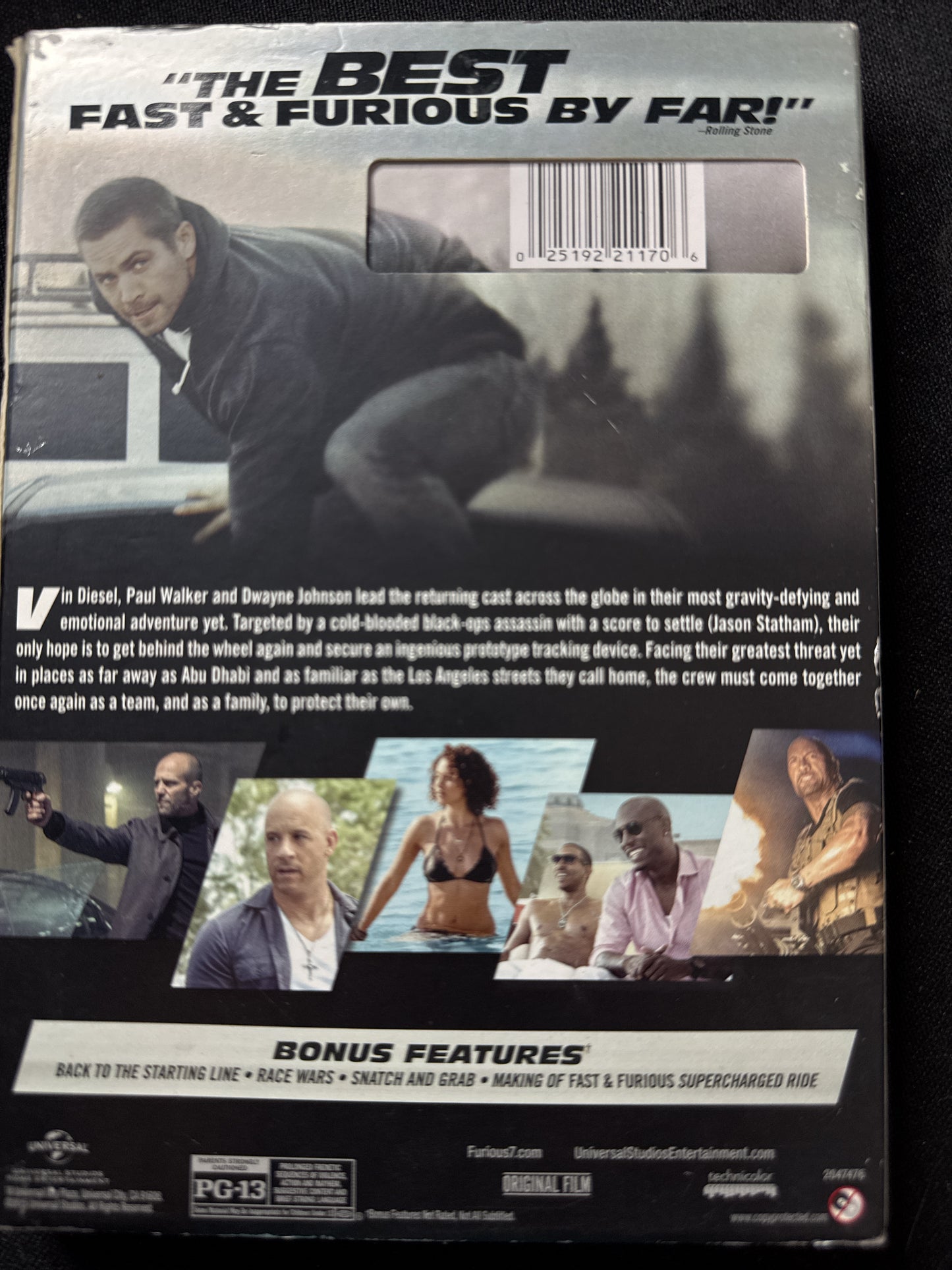 Furious 7 DVD