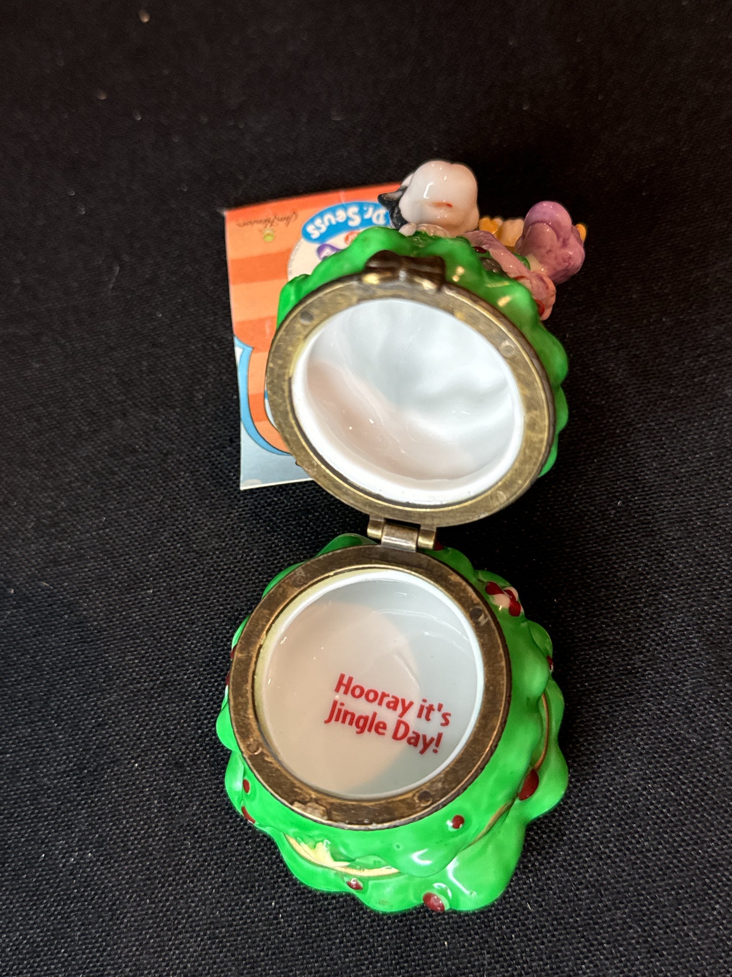 Jim Henson The Wubbulous World of Dr. Seuss Porcelain Hinged Trinket Box Christmas
