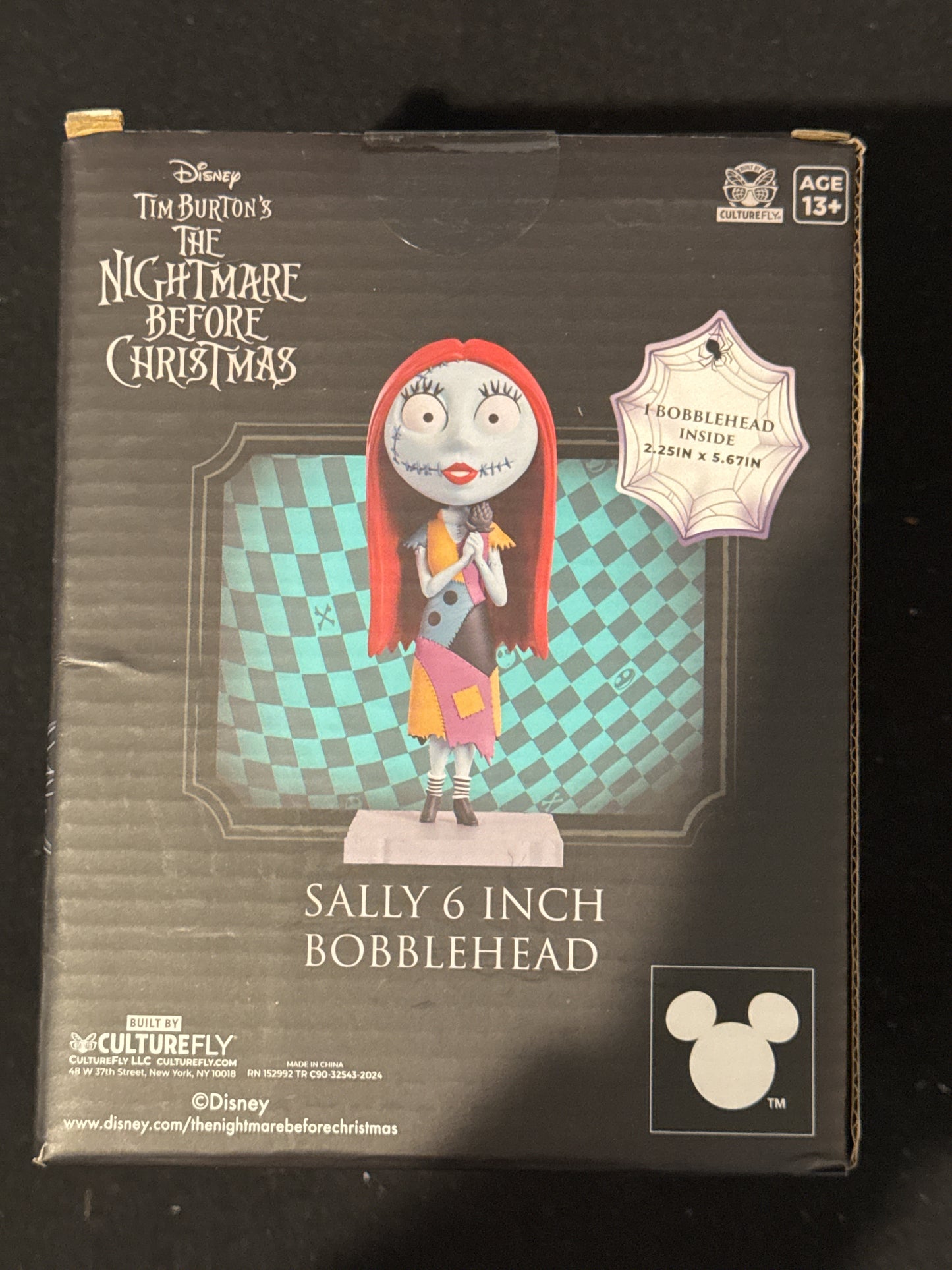 CultureFly 6" Sally Bobblehead Nightmare Before Christmas New in Box
